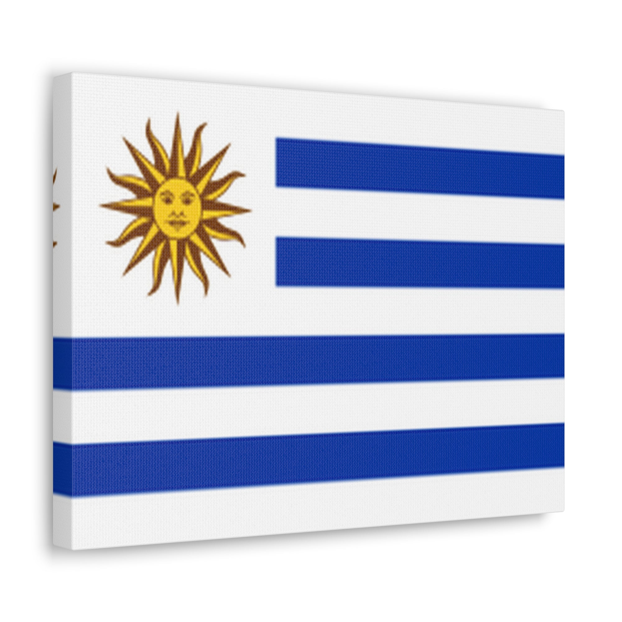 Uruguay Country Flag Canvas Vibrant Wall Art Unframed Home Decor-Express Your Love Gifts