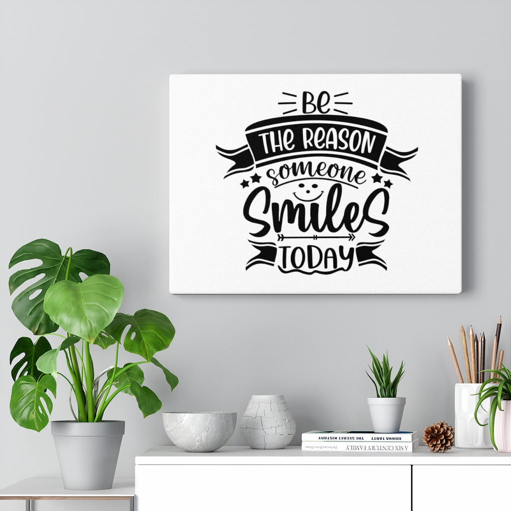 Scripture Walls Inspirational Wall Art Be The Reason Someone Smiles Today Wall Art Motivational Motto Inspiring Prints Artwork Decor Ready to Hang Unframed-Express Your Love Gifts