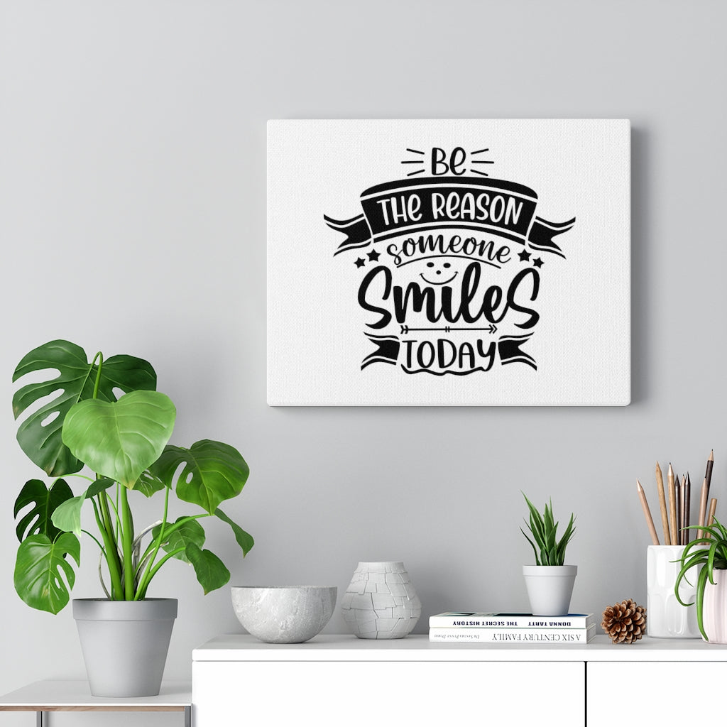 Scripture Walls Inspirational Wall Art Be The Reason Someone Smiles Today Wall Art Motivational Motto Inspiring Prints Artwork Decor Ready to Hang Unframed-Express Your Love Gifts