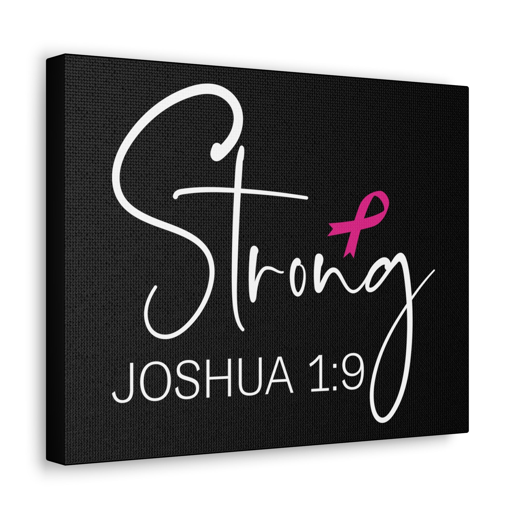 Scripture Walls Joshua 1:9 Strong Bible Verse Canvas Christian Wall Art Ready to Hang Unframed-Express Your Love Gifts