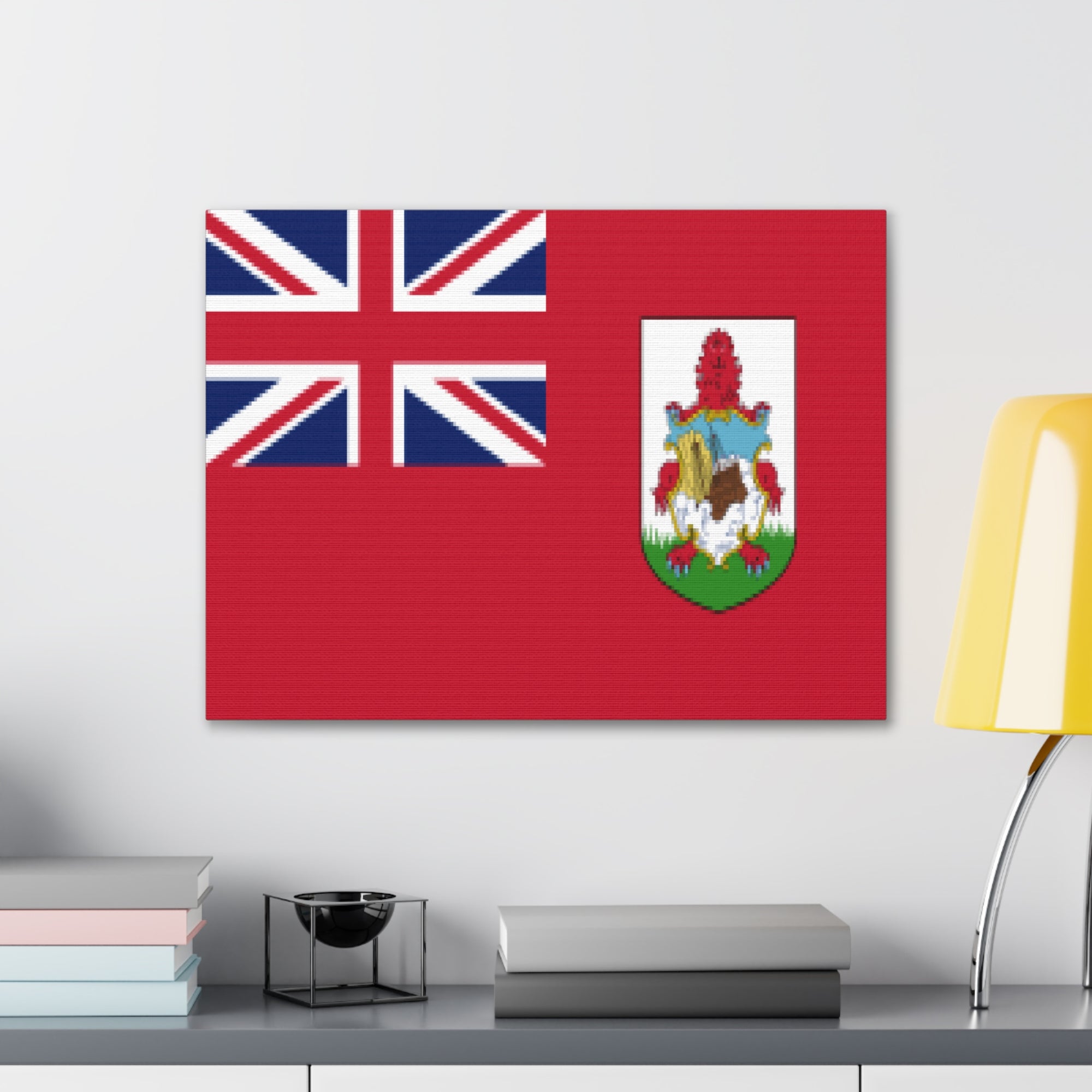 Bermuda Country Flag Canvas Vibrant Wall Art Unframed Home Decor-Express Your Love Gifts