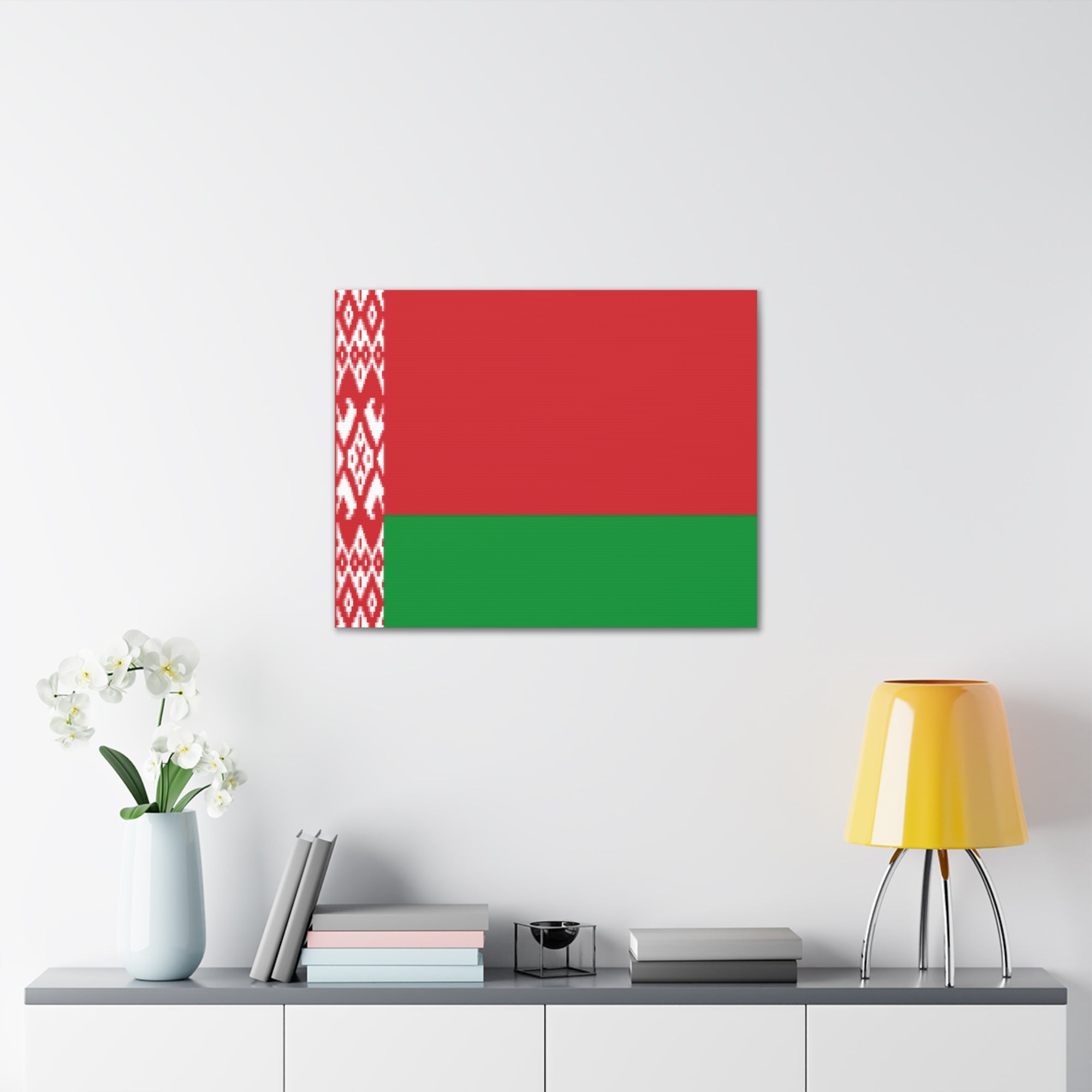 Belarus Country Flag Canvas Vibrant Wall Art Unframed Home Decor-Express Your Love Gifts