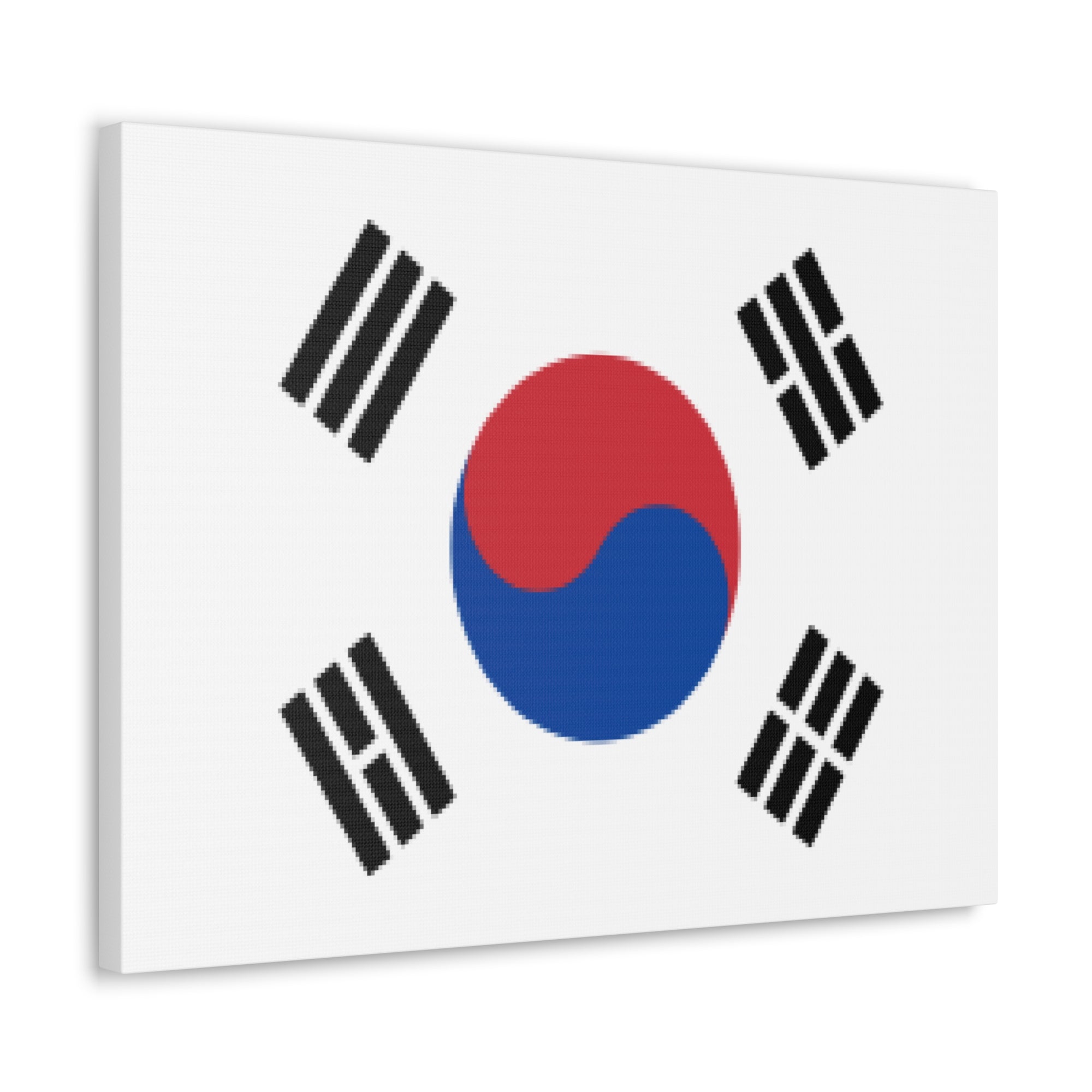 South Korea Country Flag Canvas Vibrant Wall Art Unframed Home Decor-Express Your Love Gifts