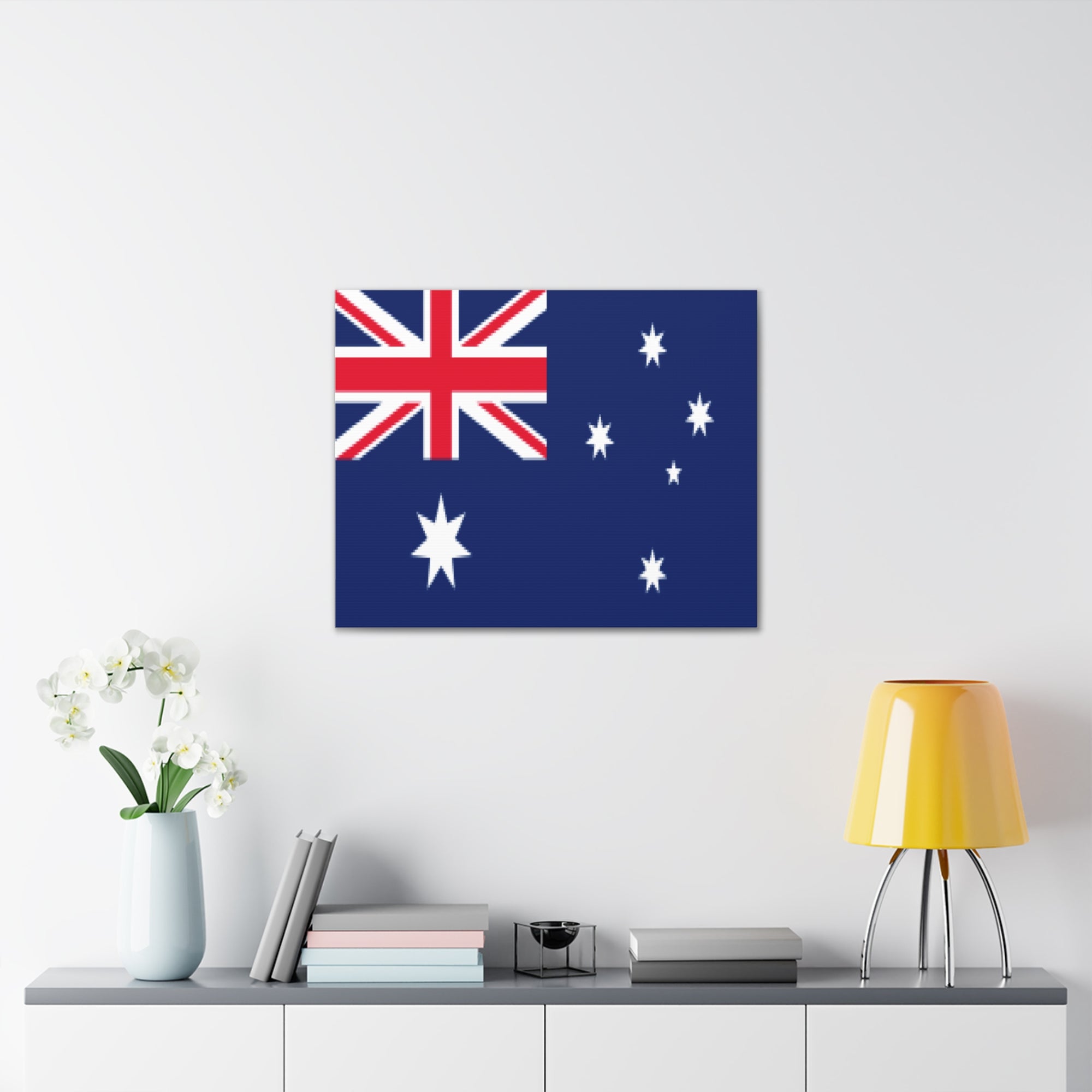 Australia Country Flag Canvas Vibrant Wall Art Unframed Home Decor-Express Your Love Gifts