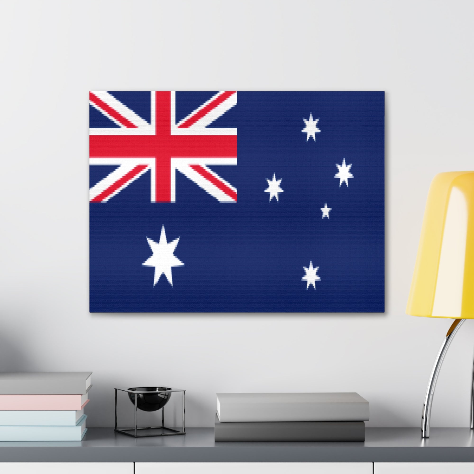 Australia Country Flag Canvas Vibrant Wall Art Unframed Home Decor-Express Your Love Gifts