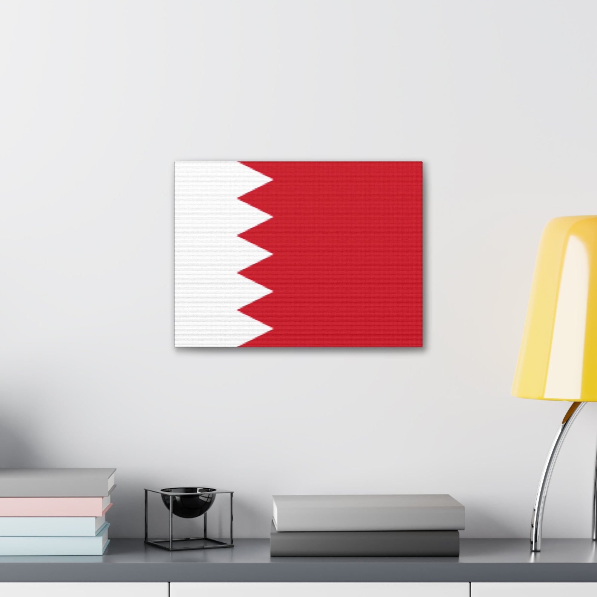 Bahrain Country Flag Canvas Vibrant Wall Art Unframed Home Decor-Express Your Love Gifts