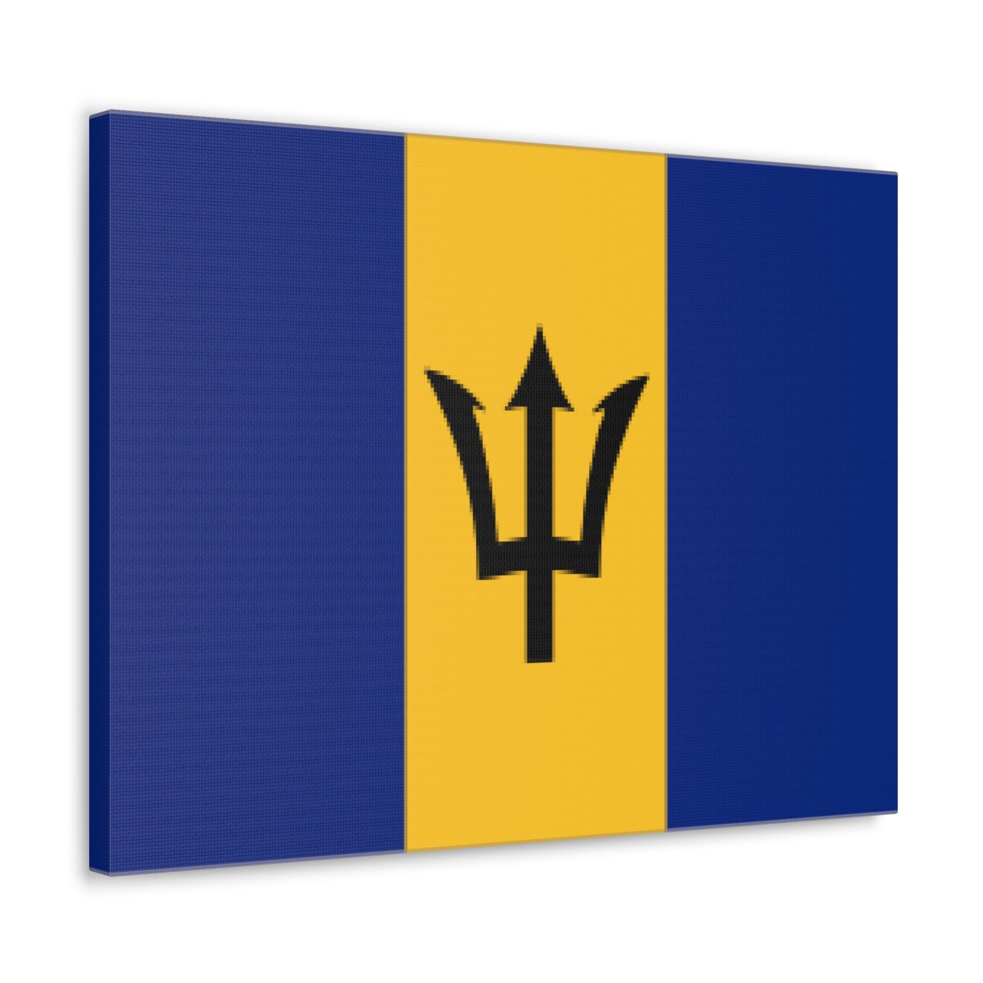 Barbados Country Flag Canvas Vibrant Wall Art Unframed Home Decor-Express Your Love Gifts