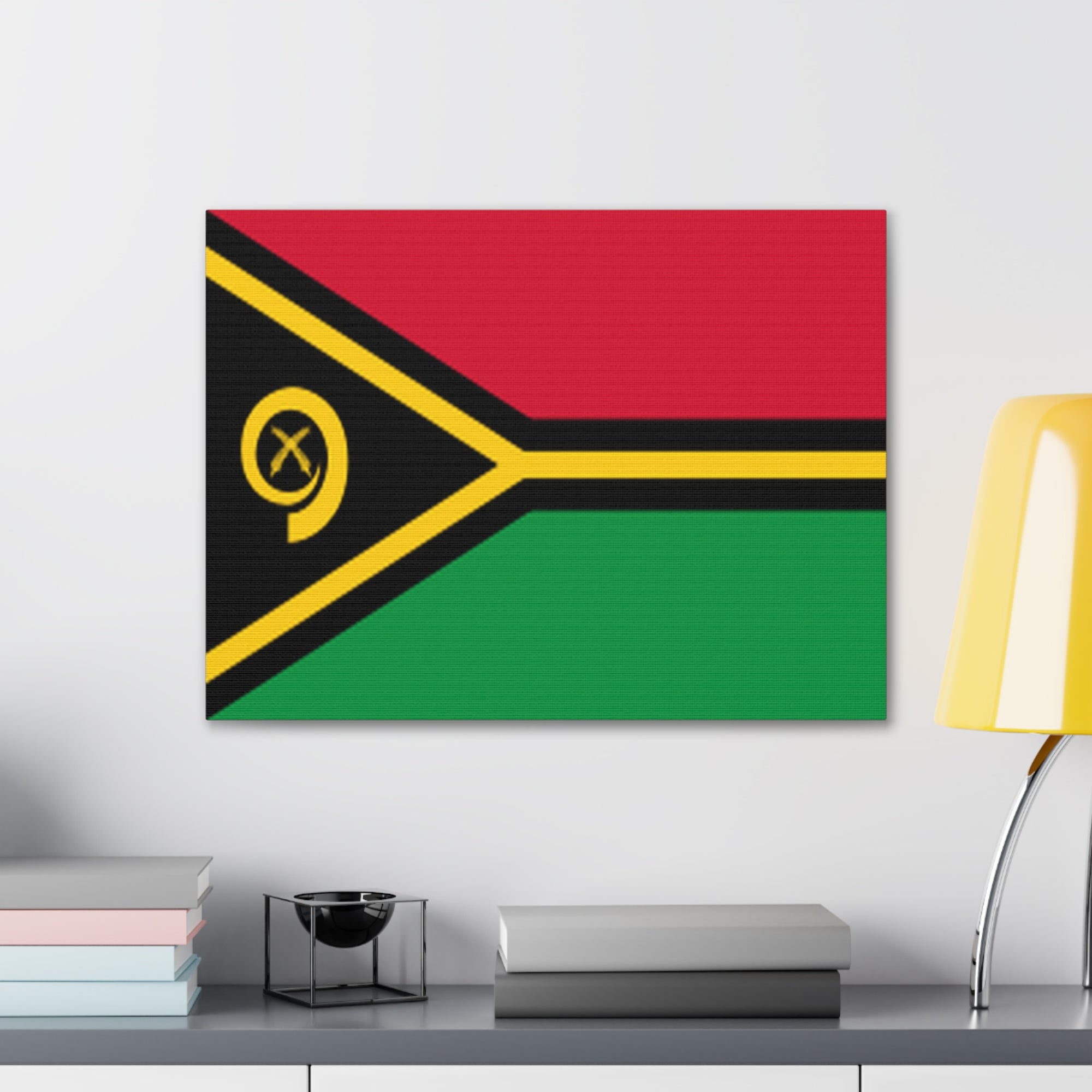 Vanuatu Country Flag Canvas Vibrant Wall Art Unframed Home Decor-Express Your Love Gifts