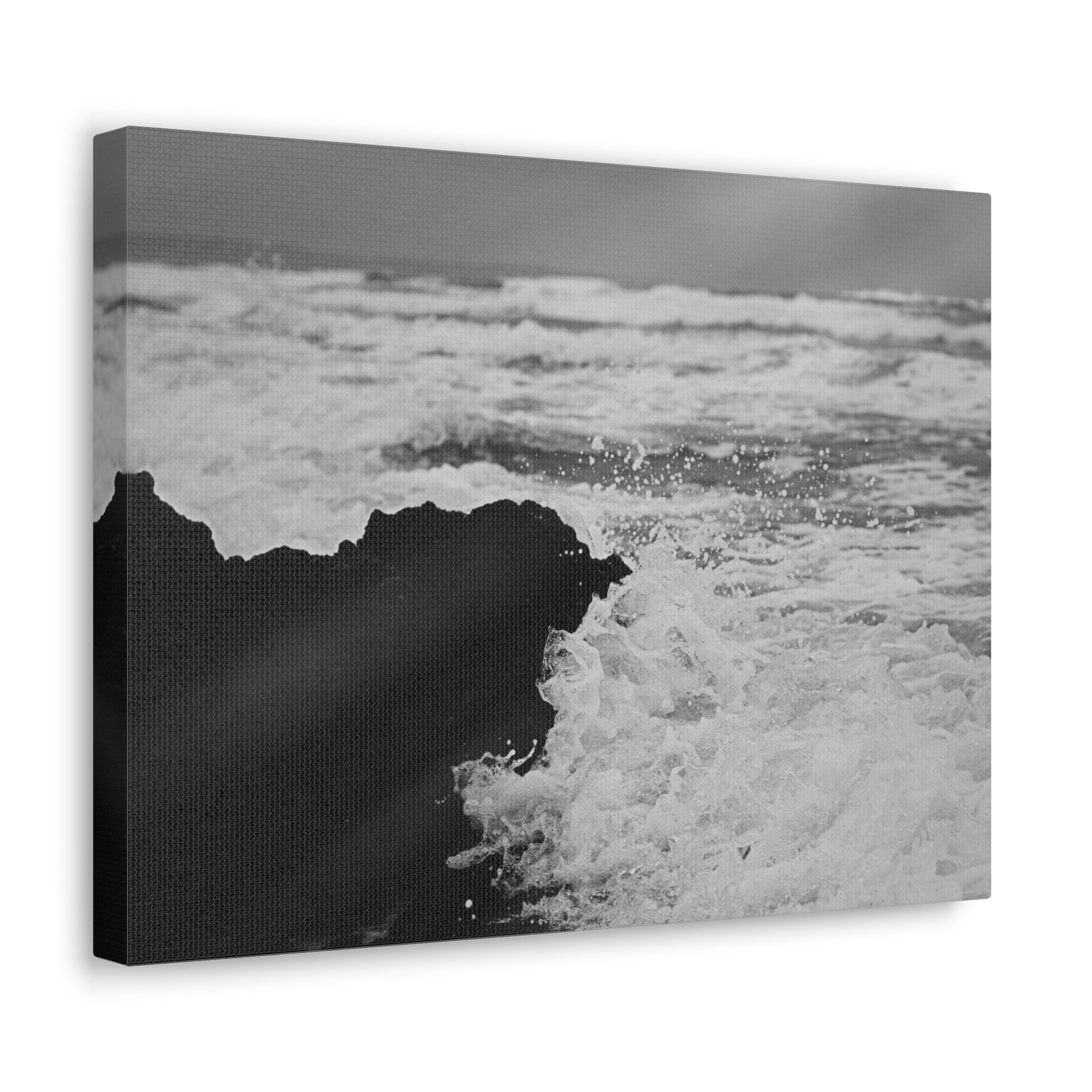 Atlantic Ocean Coast Waves Ocean Canvas Wall Art for Home Decor Ready-to-Hang-Express Your Love Gifts