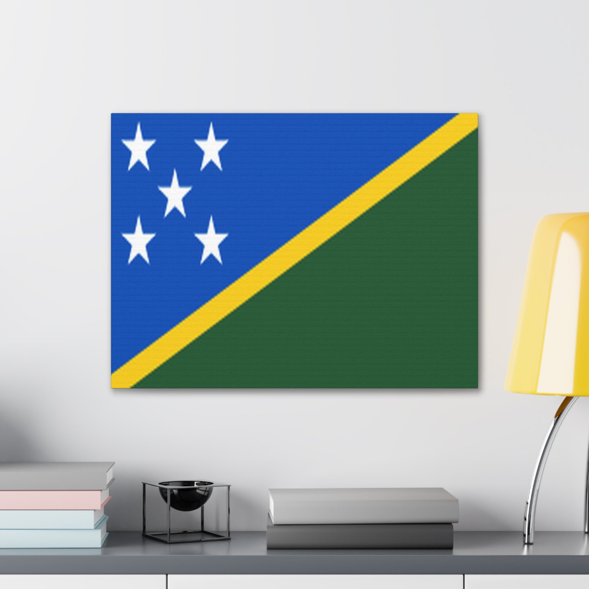 Solomon Islands Country Flag Canvas Vibrant Wall Art Unframed Home Decor-Express Your Love Gifts