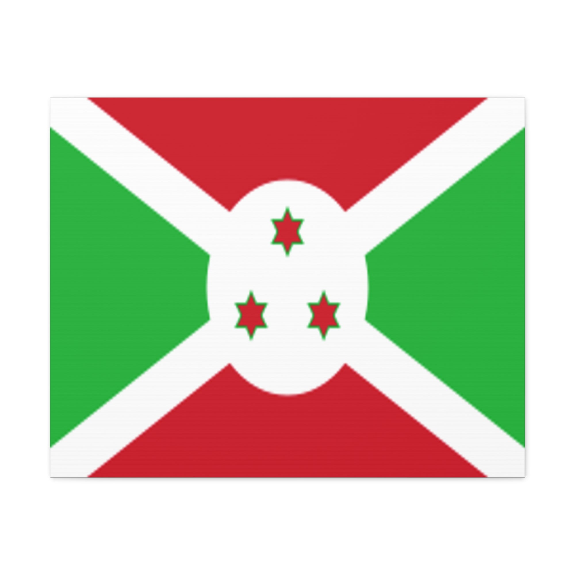 Burundi Country Flag Canvas Vibrant Wall Art Unframed Home Decor-Express Your Love Gifts