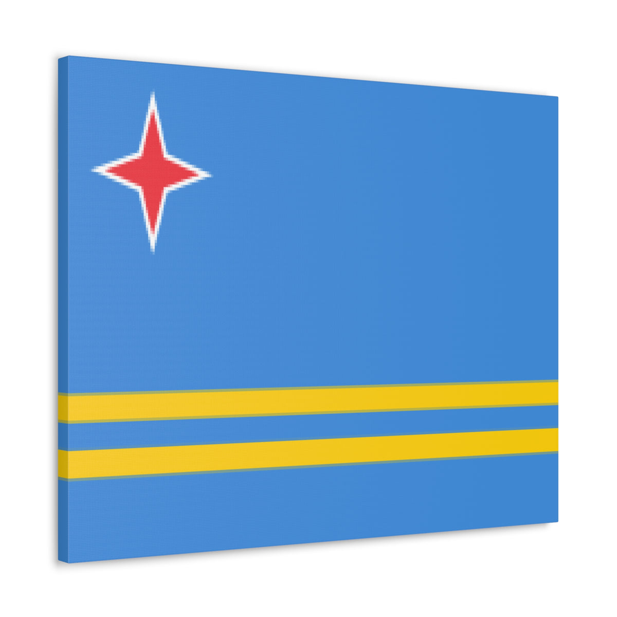 Aruba Country Flag Canvas Vibrant Wall Art Unframed Home Decor-Express Your Love Gifts