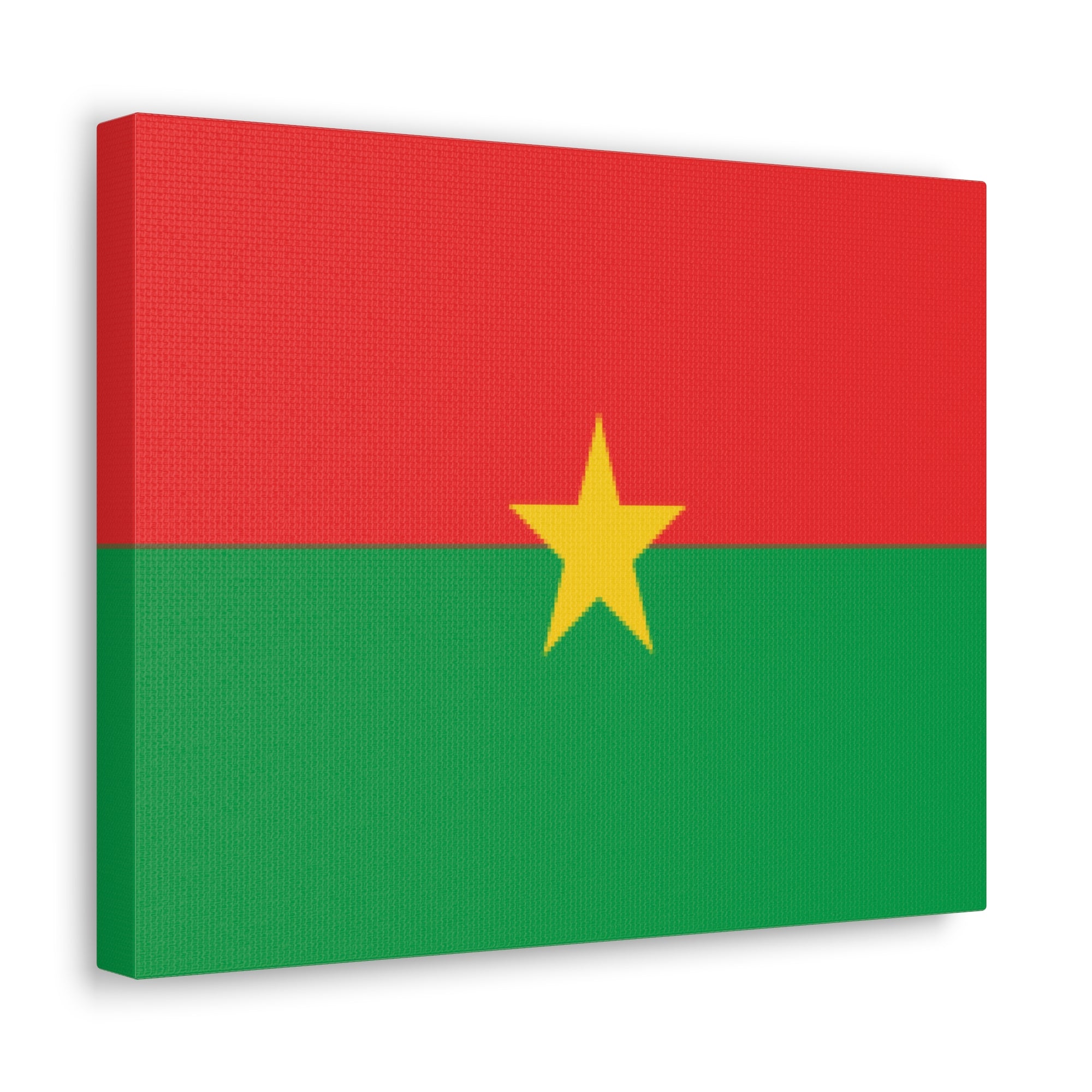 Burkina Faso Country Flag Canvas Vibrant Wall Art Unframed Home Decor-Express Your Love Gifts