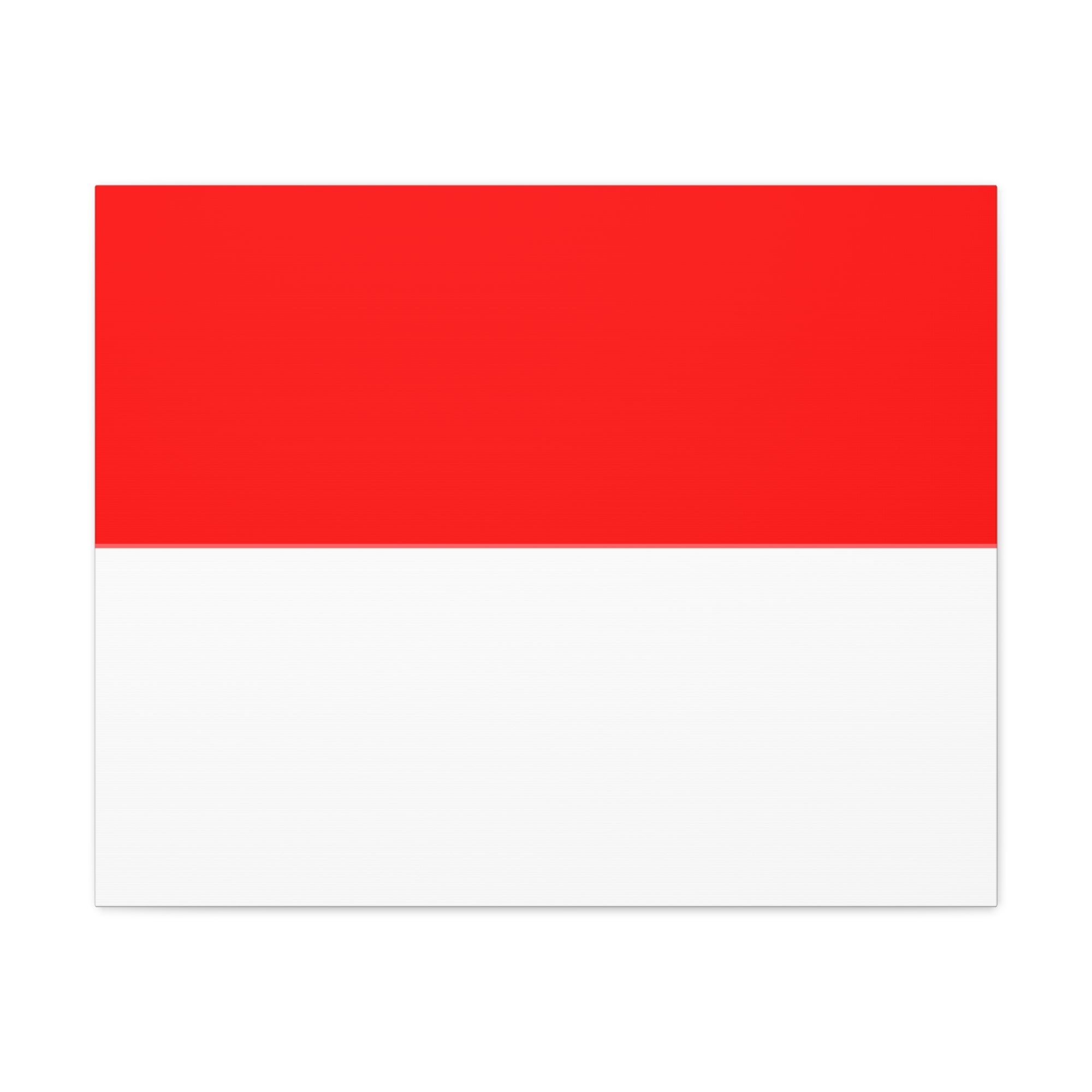 Indonesia Country Flag Canvas Vibrant Wall Art Unframed Home Decor-Express Your Love Gifts