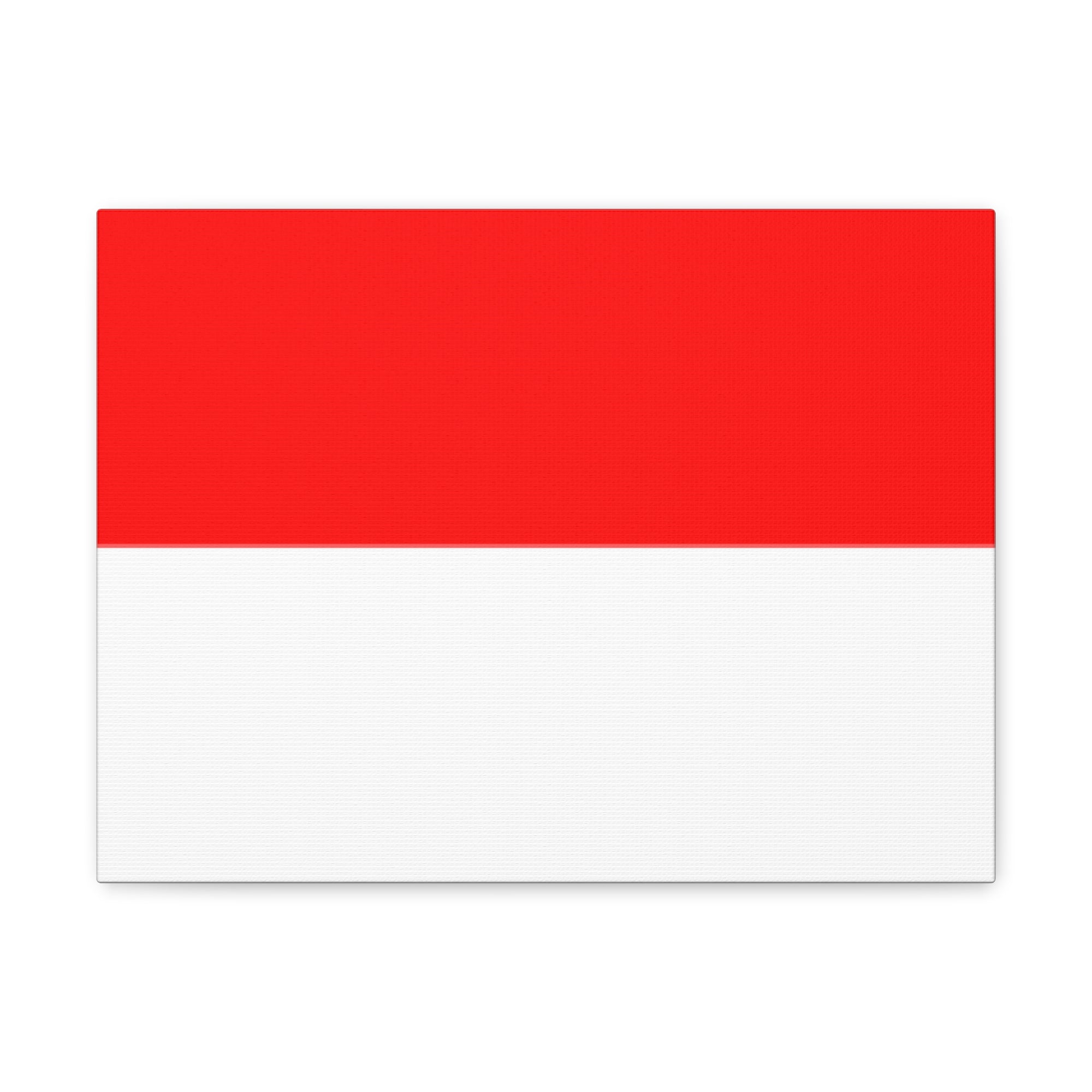 Indonesia Country Flag Canvas Vibrant Wall Art Unframed Home Decor-Express Your Love Gifts