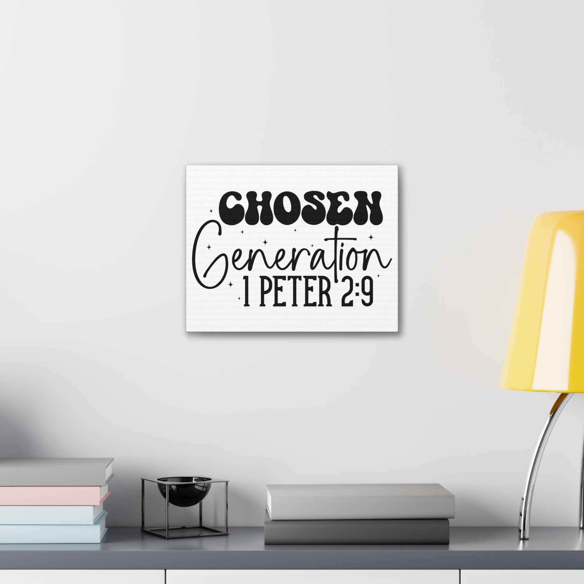 Scripture Walls 1 Peter 2:9 A Chosen Generation Bible Verse Canvas Christian Wall Art Ready to Hang Unframed-Express Your Love Gifts