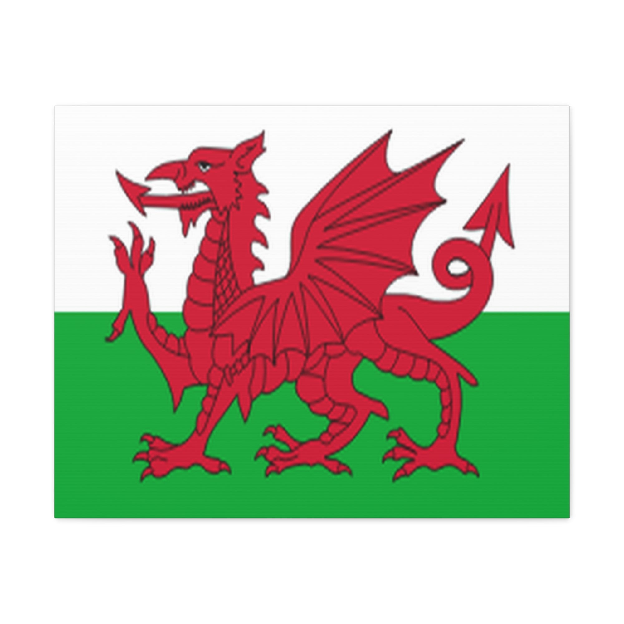 Wales Country Flag Canvas Vibrant Wall Art Unframed Home Decor-Express Your Love Gifts