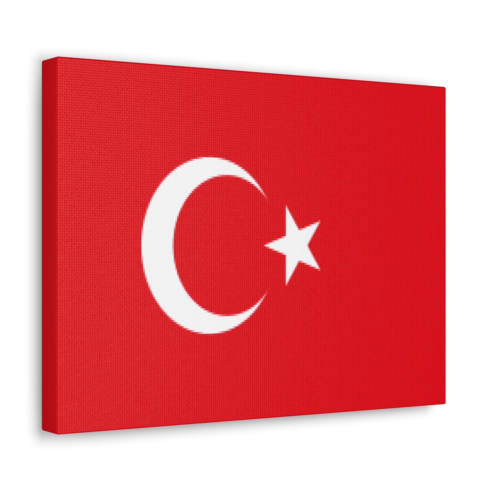 Turkey Country Flag Canvas Vibrant Wall Art Unframed Home Decor-Express Your Love Gifts