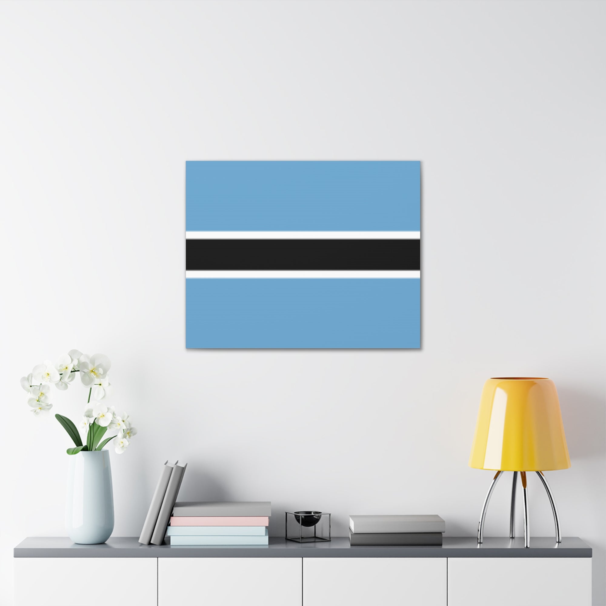 Botswana Country Flag Canvas Vibrant Wall Art Unframed Home Decor-Express Your Love Gifts