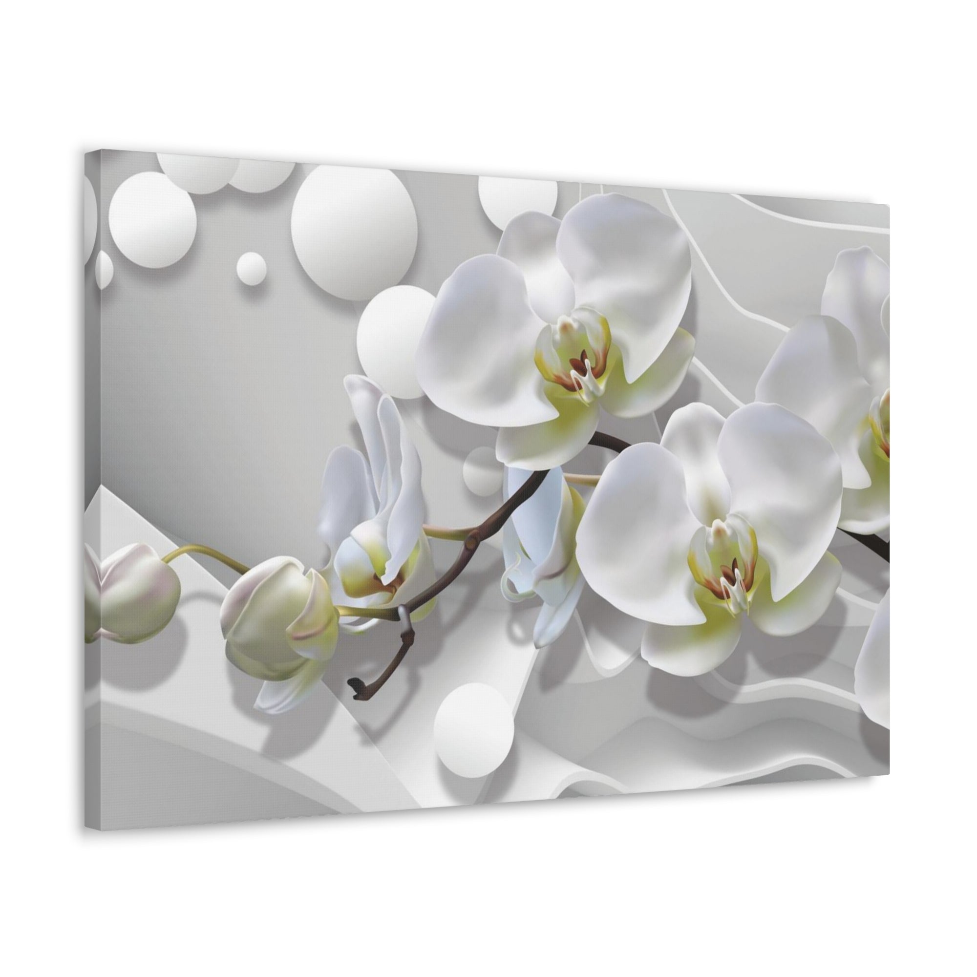 Bouquet of Orchids Flower Canvas Wall Art for Home Decor Ready-to-Hang-Express Your Love Gifts