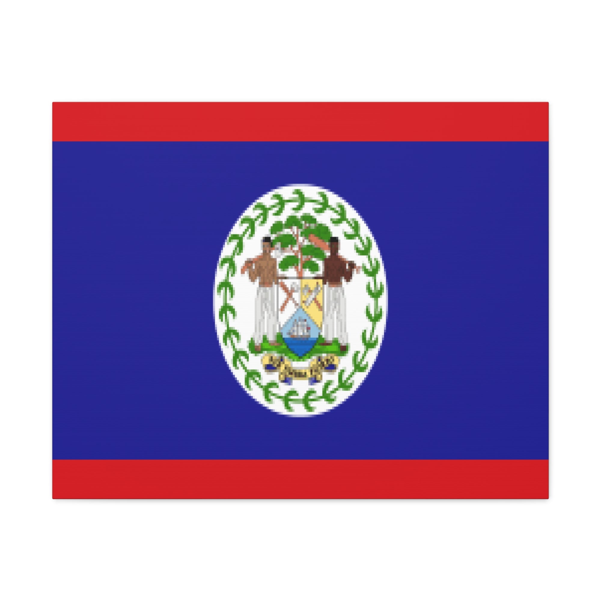 Belize Country Flag Canvas Vibrant Wall Art Unframed Home Decor-Express Your Love Gifts