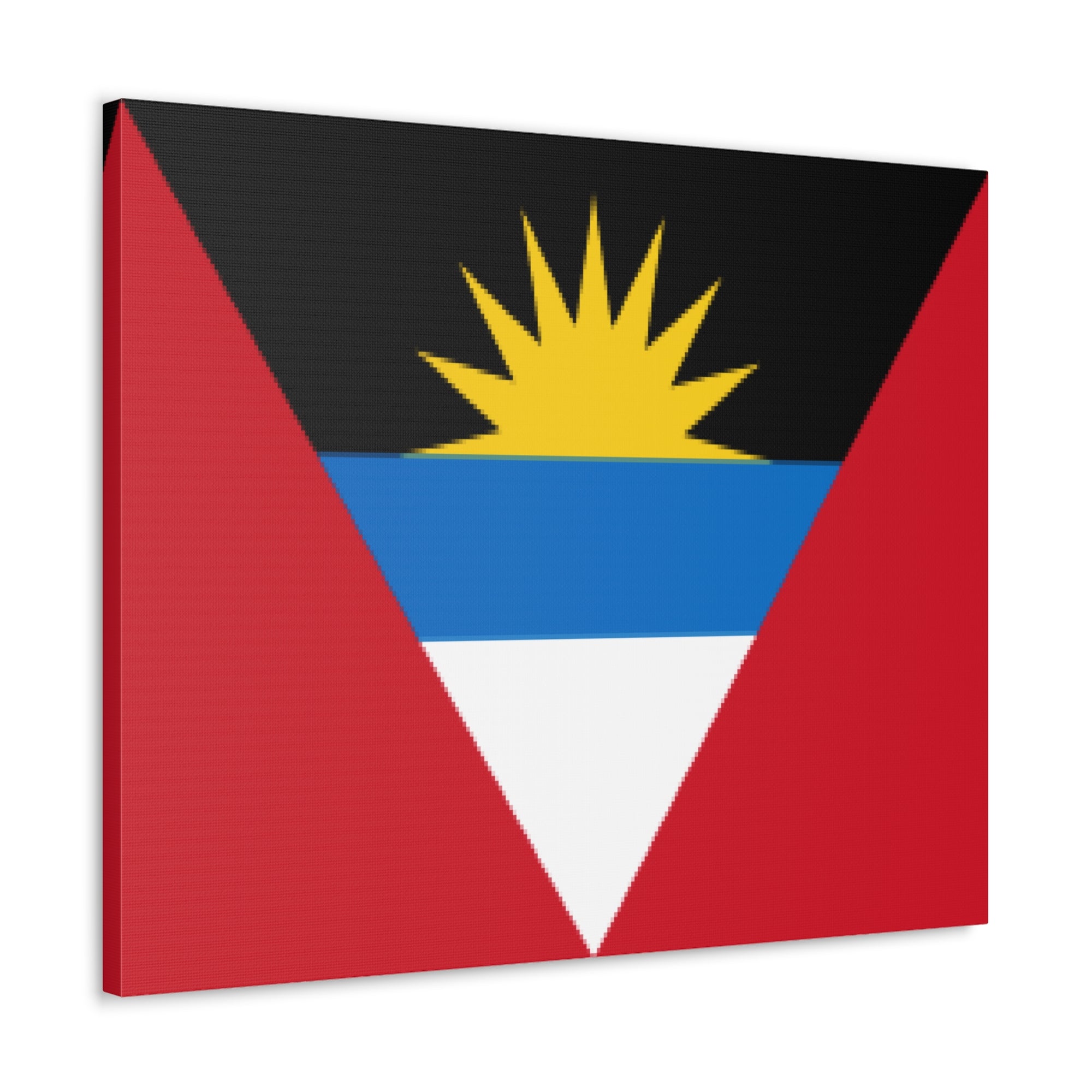 Antigua and Barbuda Country Flag Canvas Vibrant Wall Art Unframed Home Decor-Express Your Love Gifts