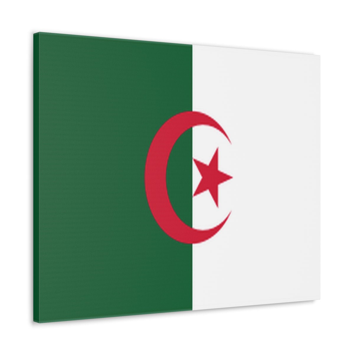 Algeria Country Flag Canvas Vibrant Wall Art Unframed Home Decor-Express Your Love Gifts