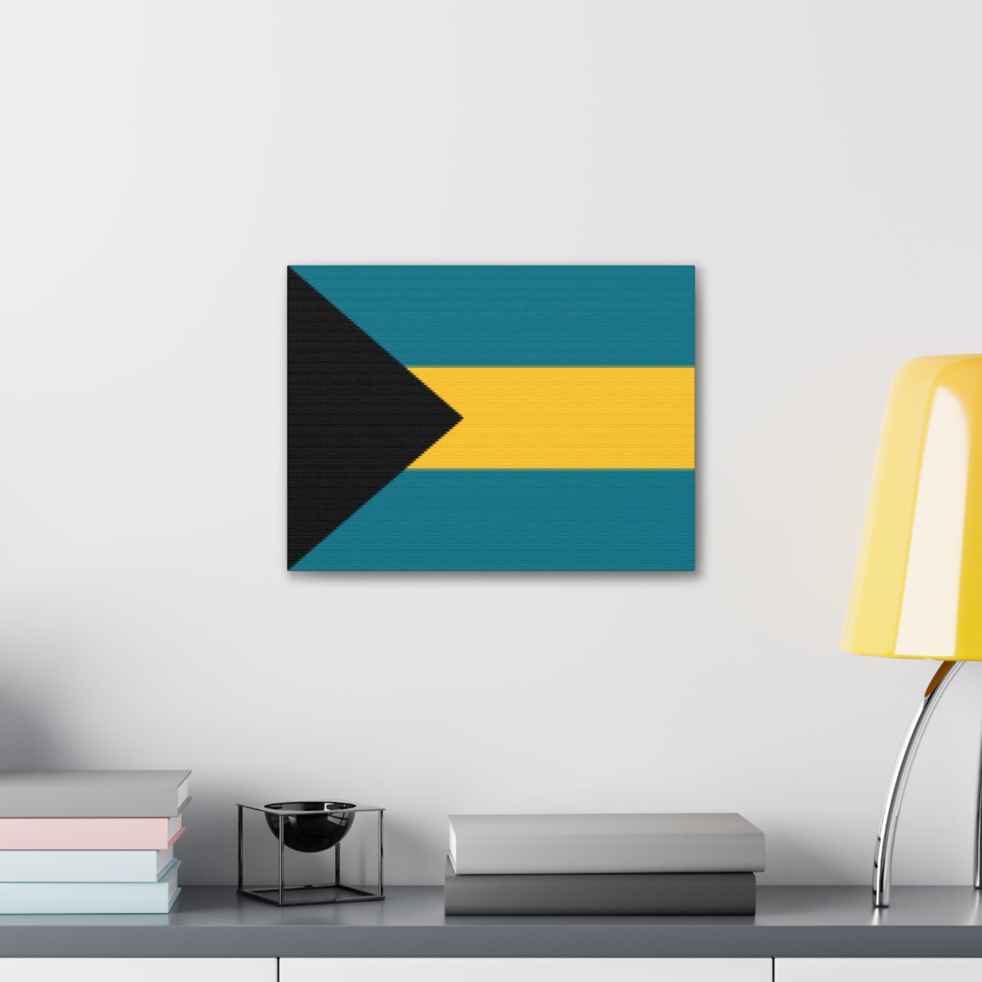 Bahamas Country Flag Canvas Vibrant Wall Art Unframed Home Decor-Express Your Love Gifts