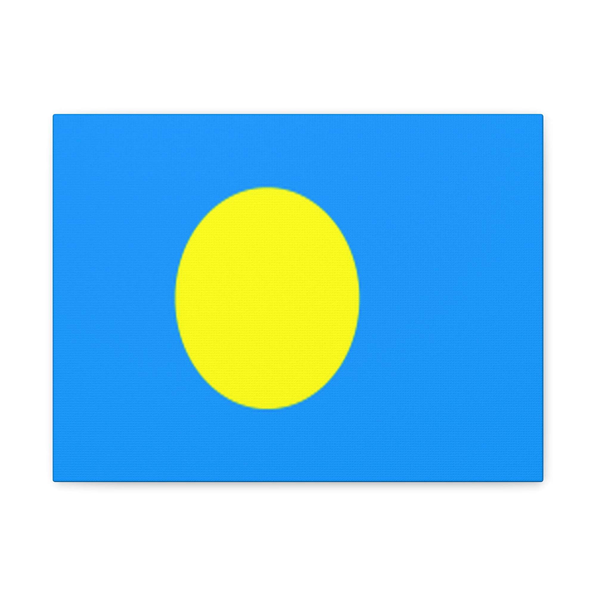 Palau Country Flag Canvas Vibrant Wall Art Unframed Home Decor-Express Your Love Gifts