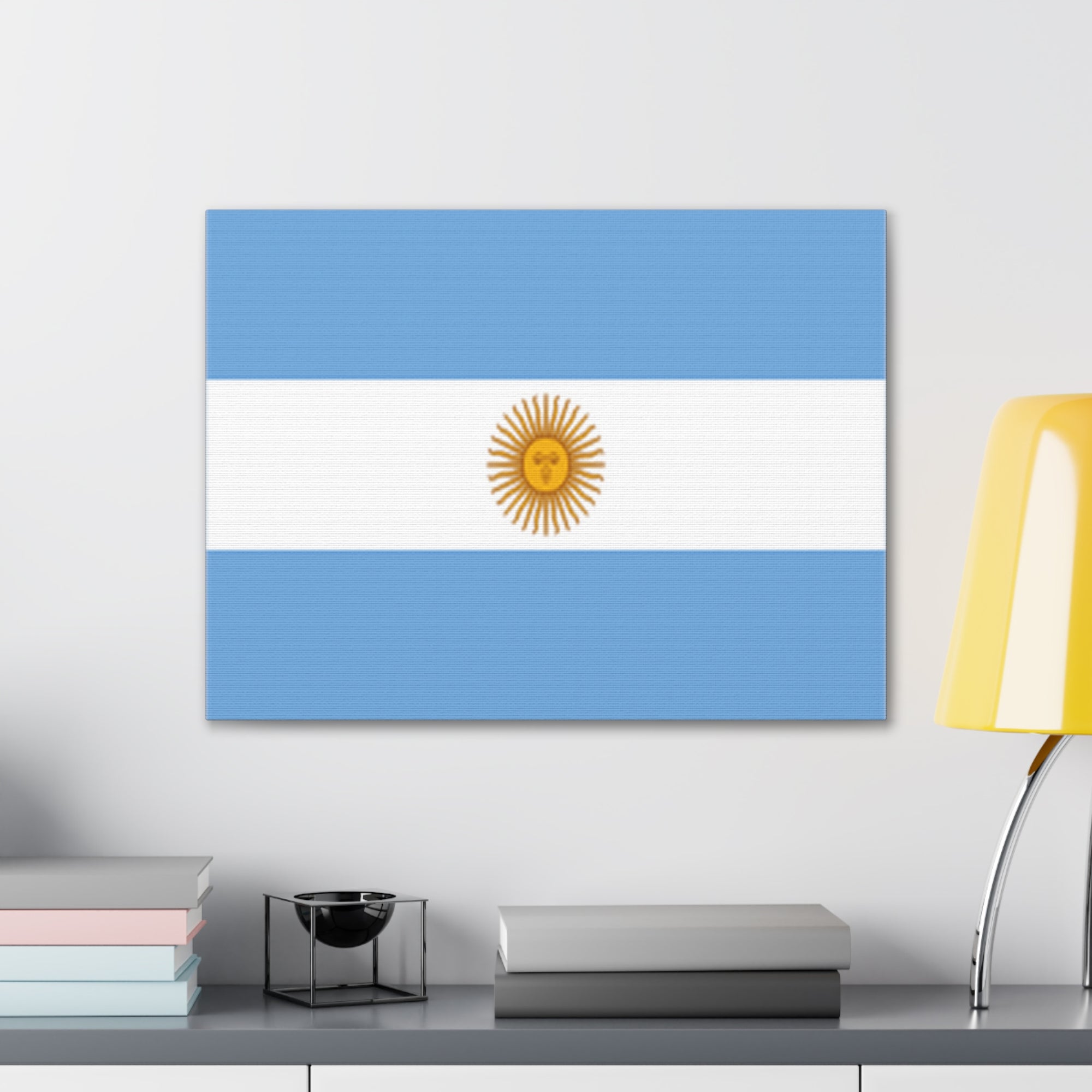 Argentina Country Flag Canvas Vibrant Wall Art Unframed Home Decor-Express Your Love Gifts