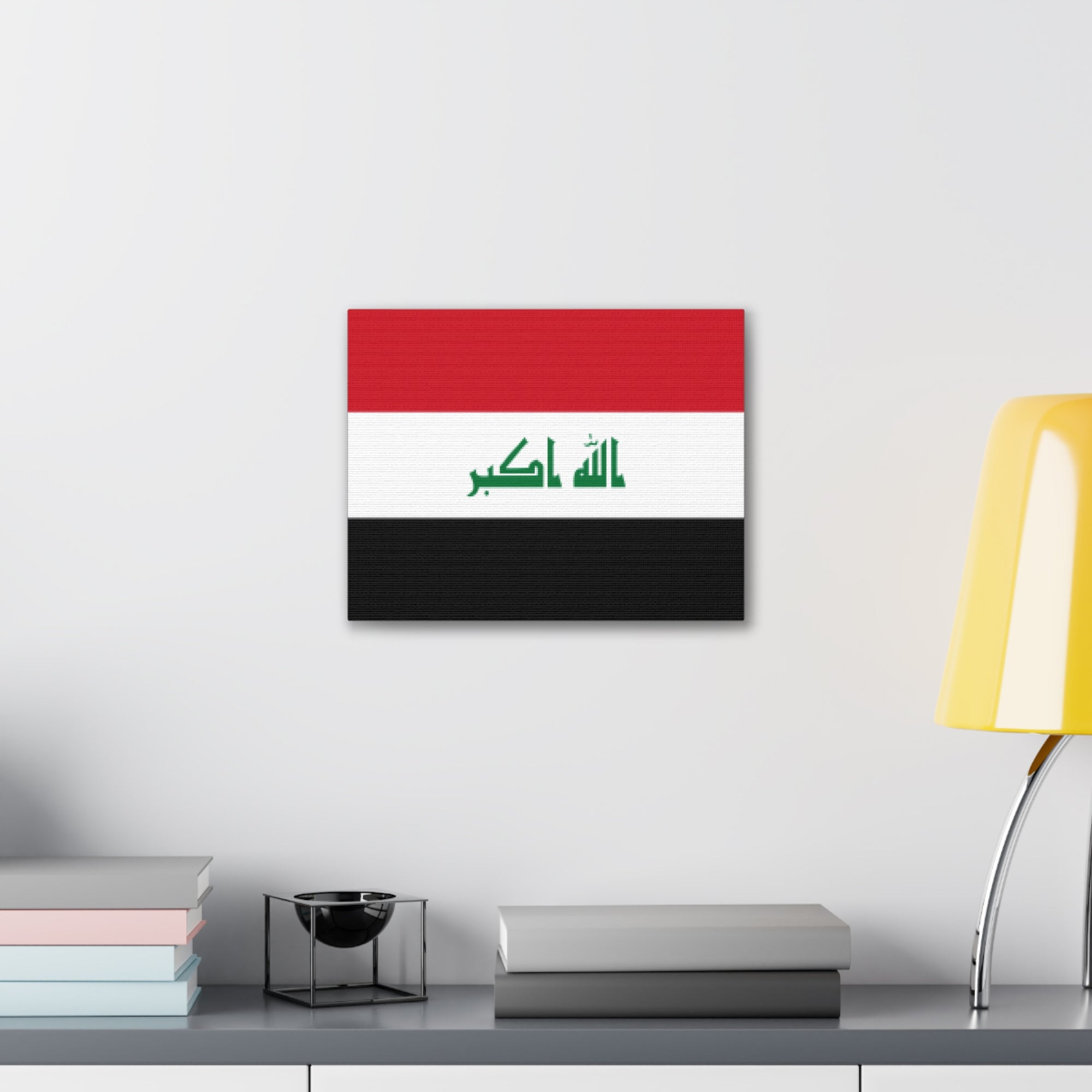 Iraq Country Flag Canvas Vibrant Wall Art Unframed Home Decor-Express Your Love Gifts