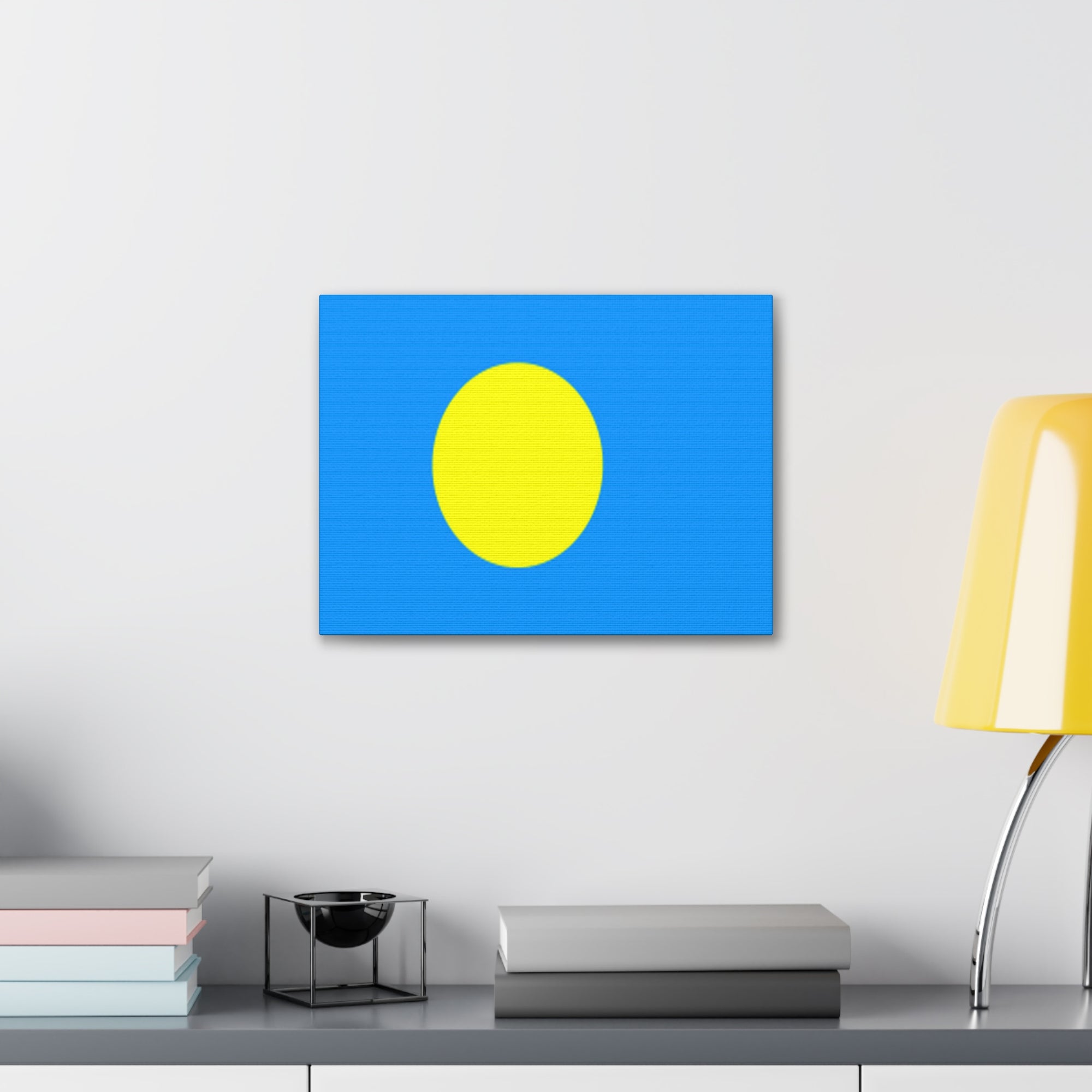 Palau Country Flag Canvas Vibrant Wall Art Unframed Home Decor-Express Your Love Gifts