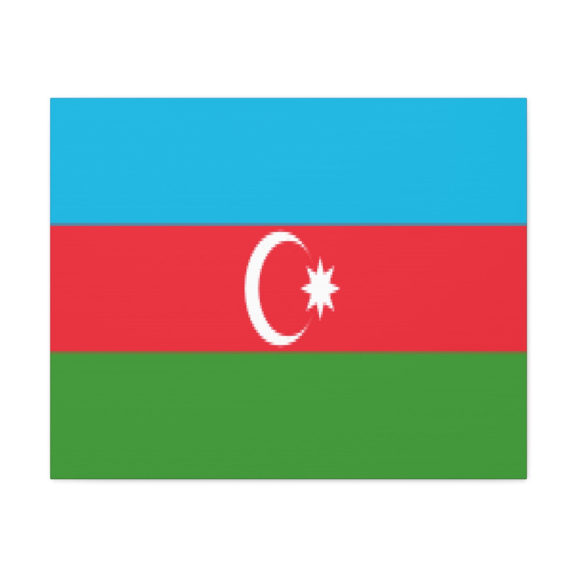 Azerbaijan Country Flag Canvas Vibrant Wall Art Unframed Home Decor-Express Your Love Gifts