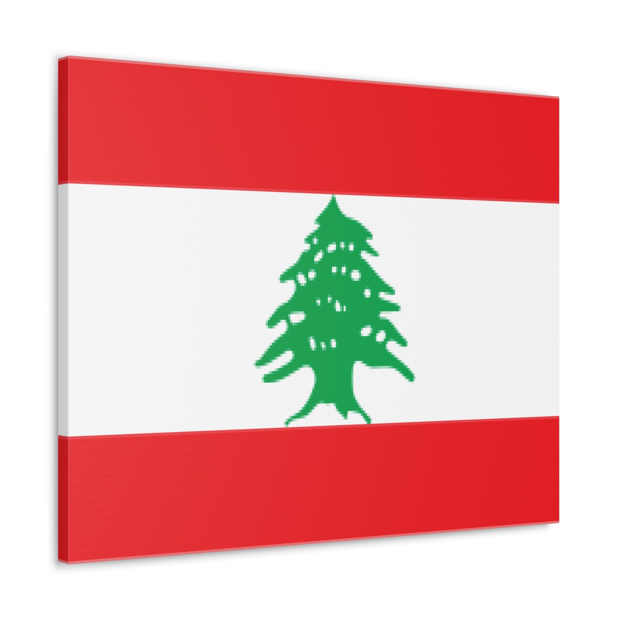 Lebanon Country Flag Canvas Vibrant Wall Art Unframed Home Decor-Express Your Love Gifts