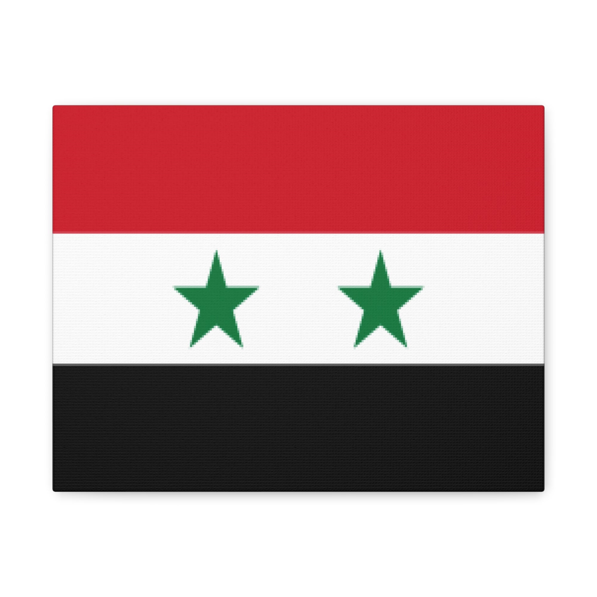 Syria Country Flag Canvas Vibrant Wall Art Unframed Home Decor-Express Your Love Gifts