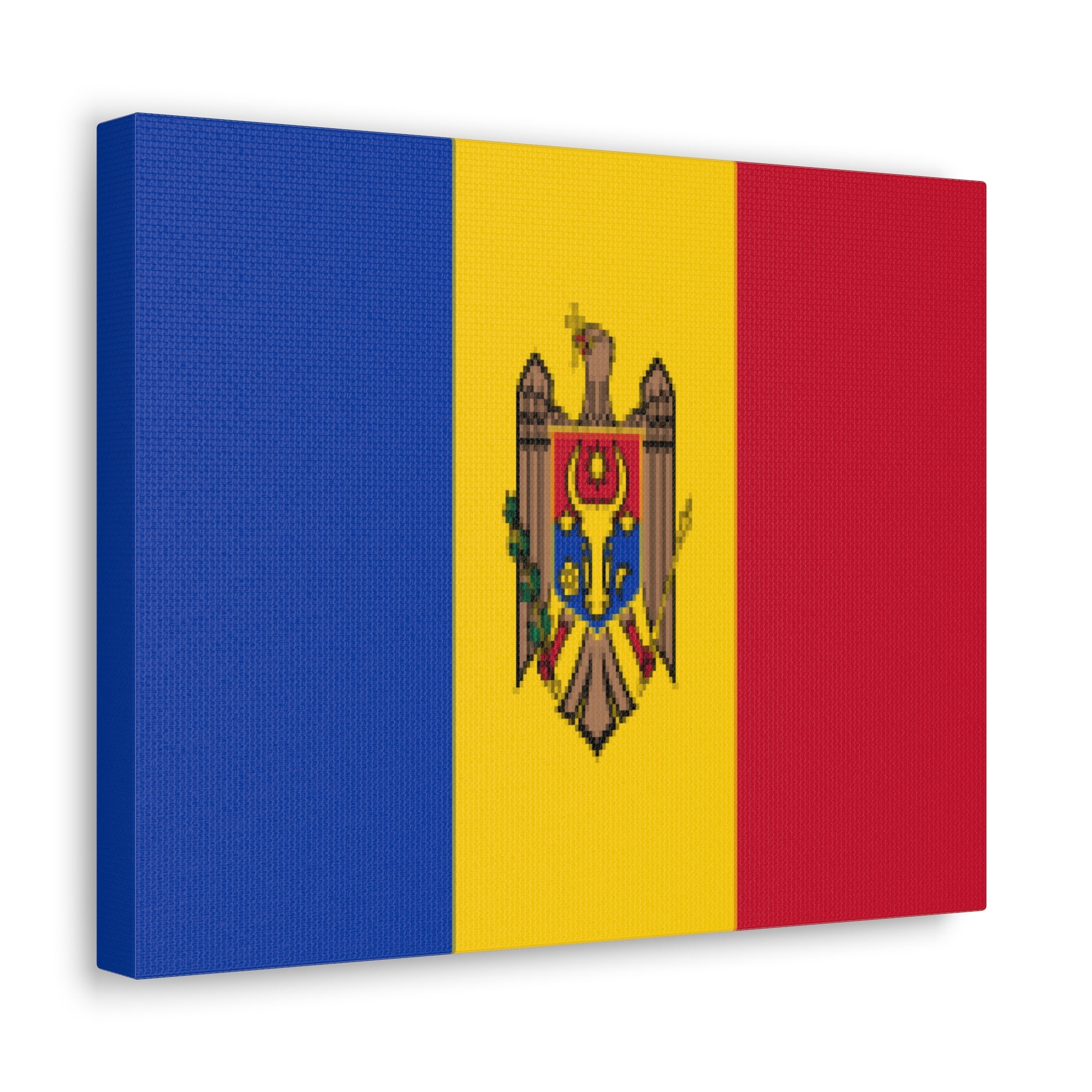 Moldova Country Flag Canvas Vibrant Wall Art Unframed Home Decor-Express Your Love Gifts