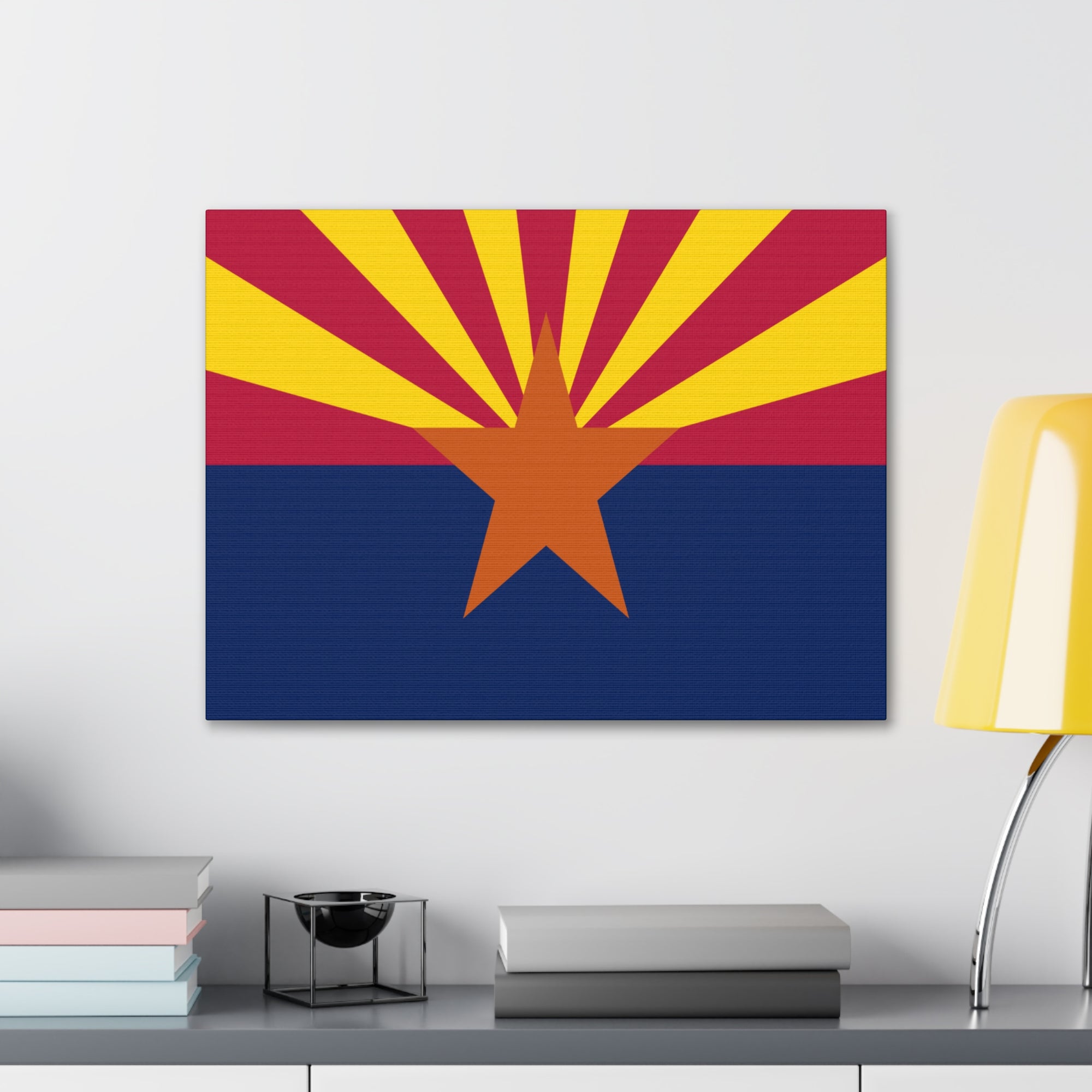 Arizona State Flag Canvas Vibrant Wall Art Unframed Home Decor-Express Your Love Gifts