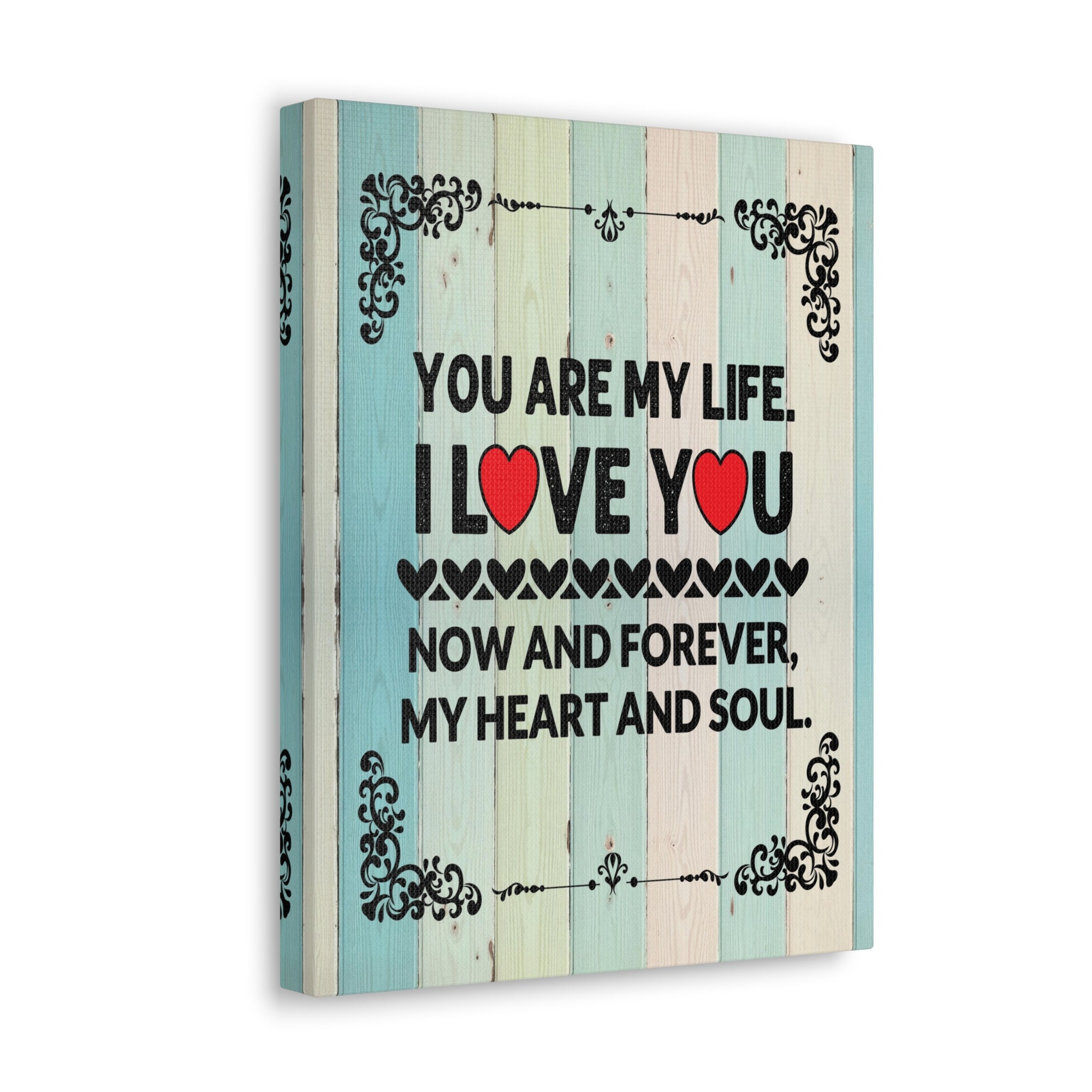 To My Wife You Are My Life Canvas Wall Art – Heartfelt Romantic Gift for Home Decor-Express Your Love Gifts