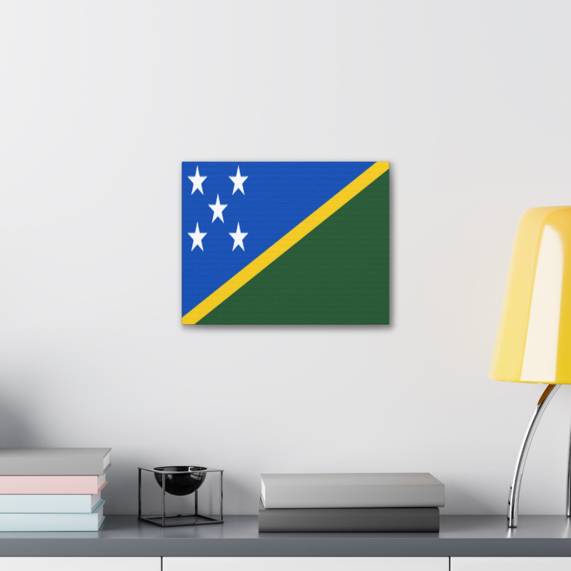 Solomon Islands Country Flag Canvas Vibrant Wall Art Unframed Home Decor-Express Your Love Gifts