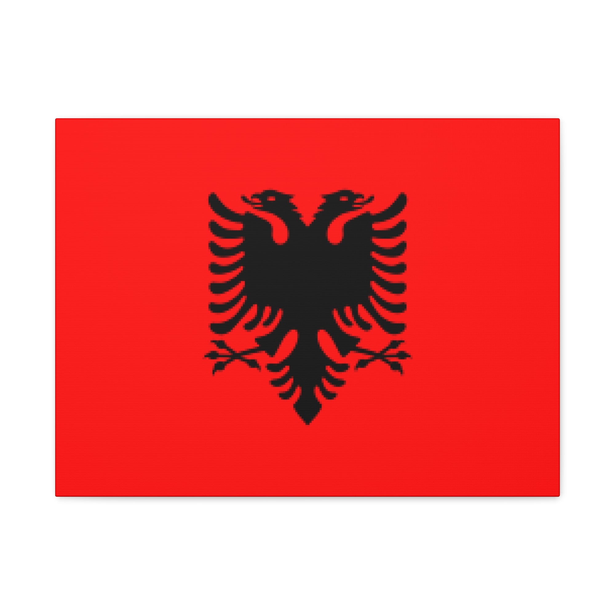 Albania Country Flag Canvas Vibrant Wall Art Unframed Home Decor-Express Your Love Gifts