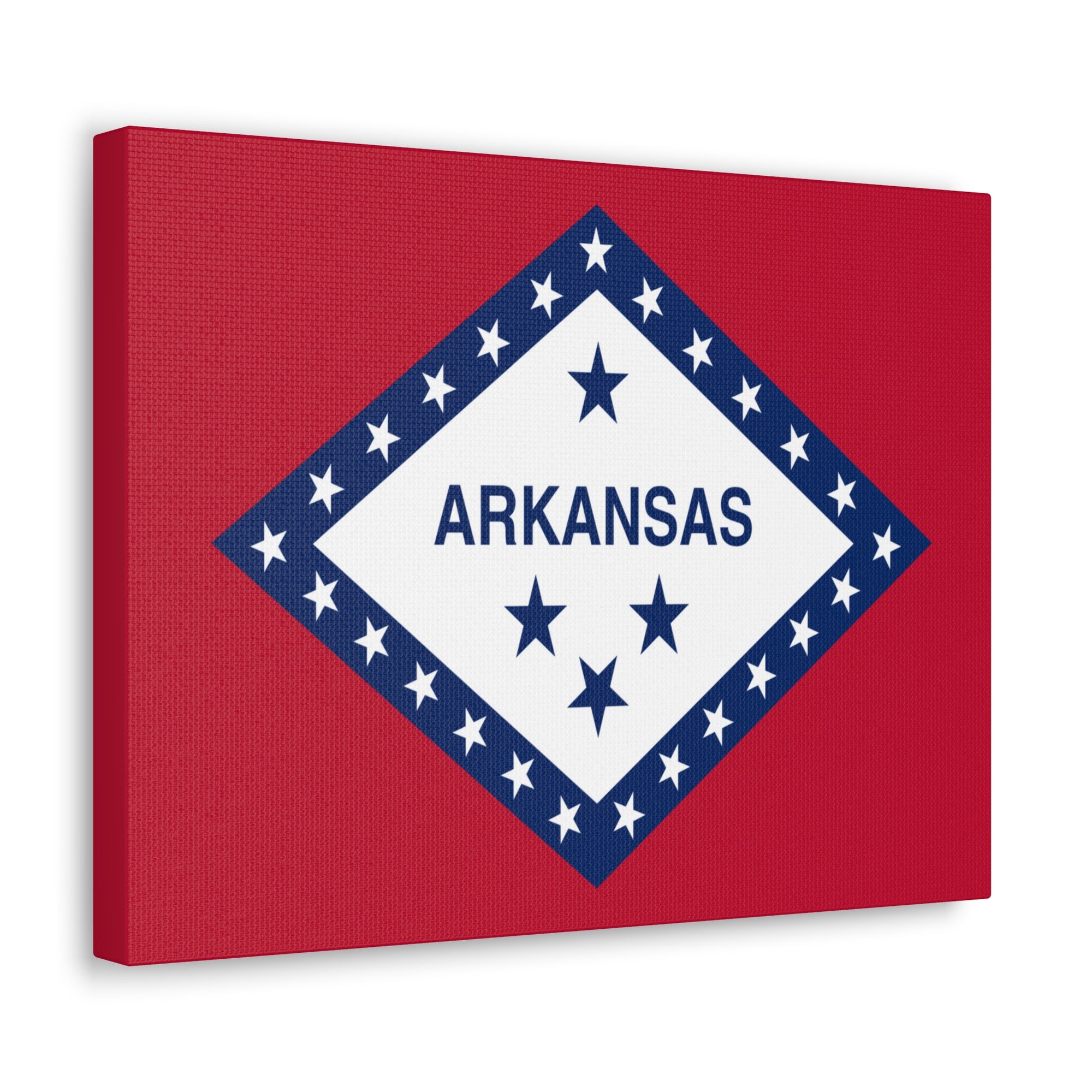 Arkansas State Flag Canvas Vibrant Wall Art Unframed Home Decor-Express Your Love Gifts