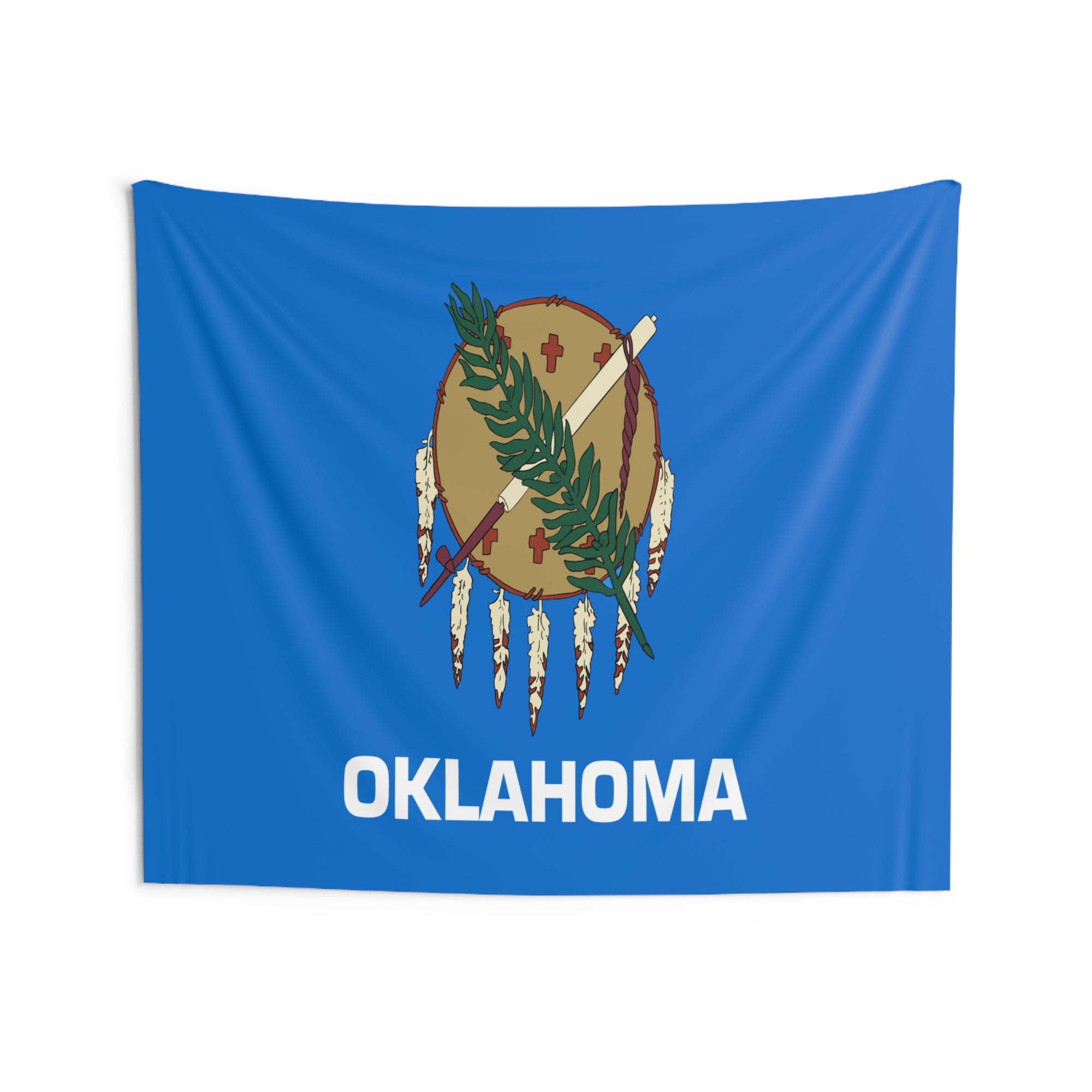 Oklahoma State Flag Wall Hanging Tapestry-Express Your Love Gifts