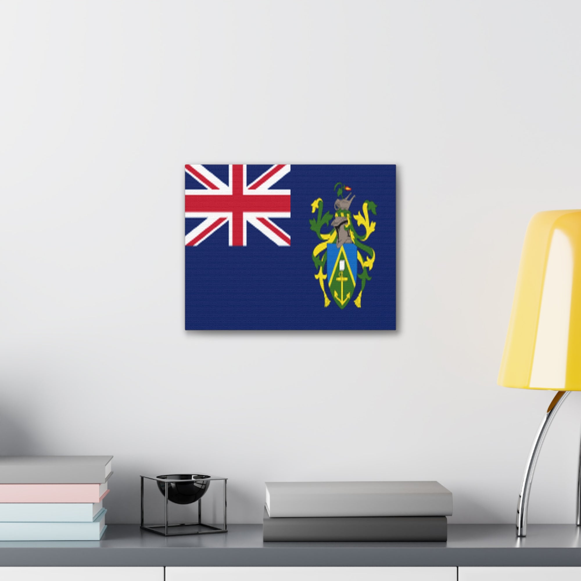 Pitcairn Island Country Flag Canvas Vibrant Wall Art Unframed Home Decor-Express Your Love Gifts