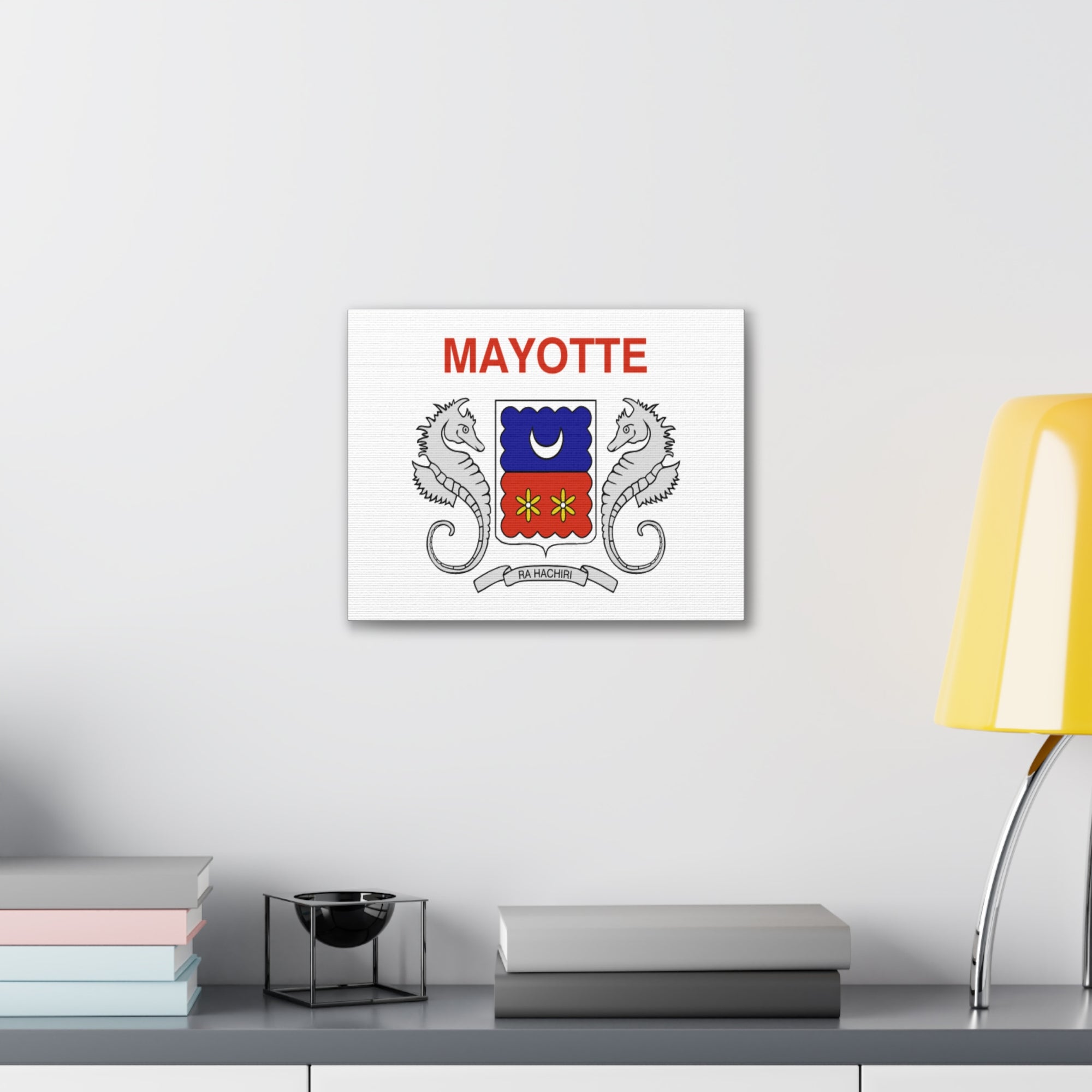 Mayotte Country Flag Canvas Vibrant Wall Art Unframed Home Decor-Express Your Love Gifts