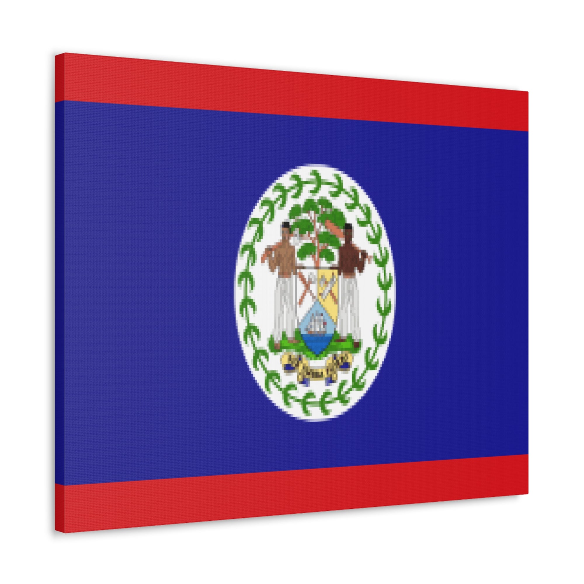 Belize Country Flag Canvas Vibrant Wall Art Unframed Home Decor-Express Your Love Gifts