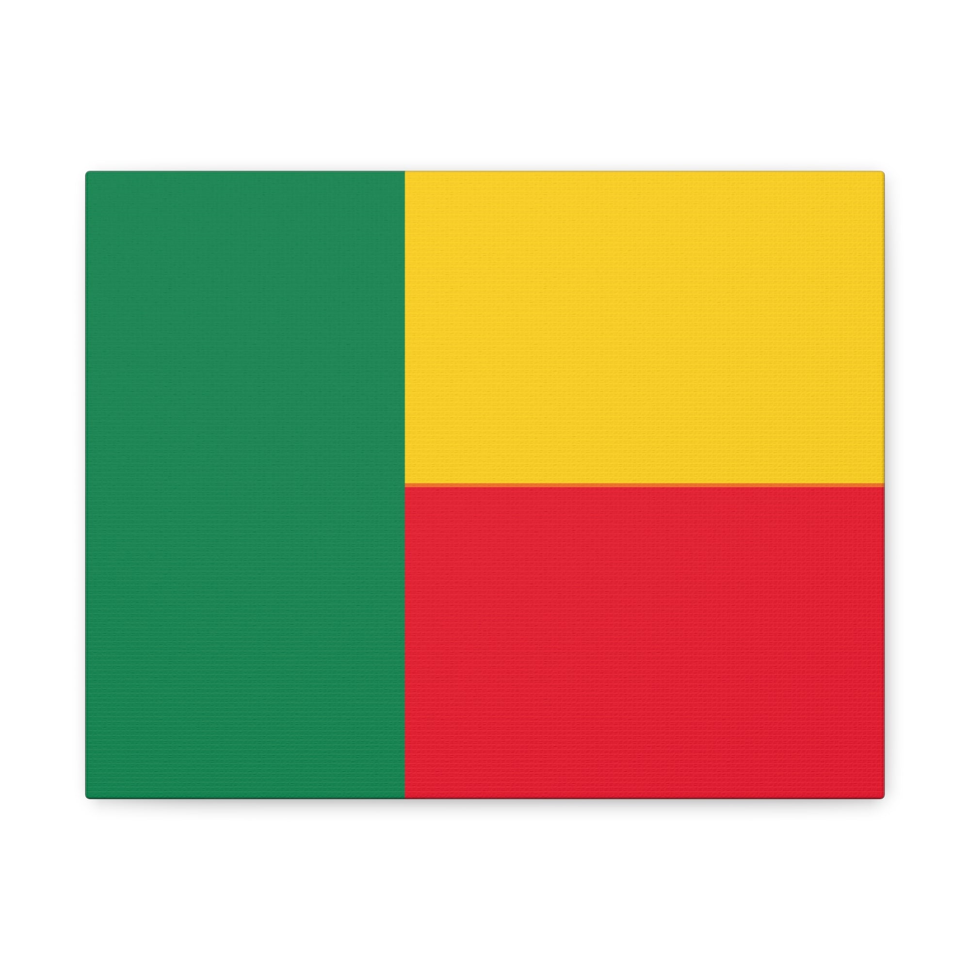 Benin Country Flag Canvas Vibrant Wall Art Unframed Home Decor-Express Your Love Gifts