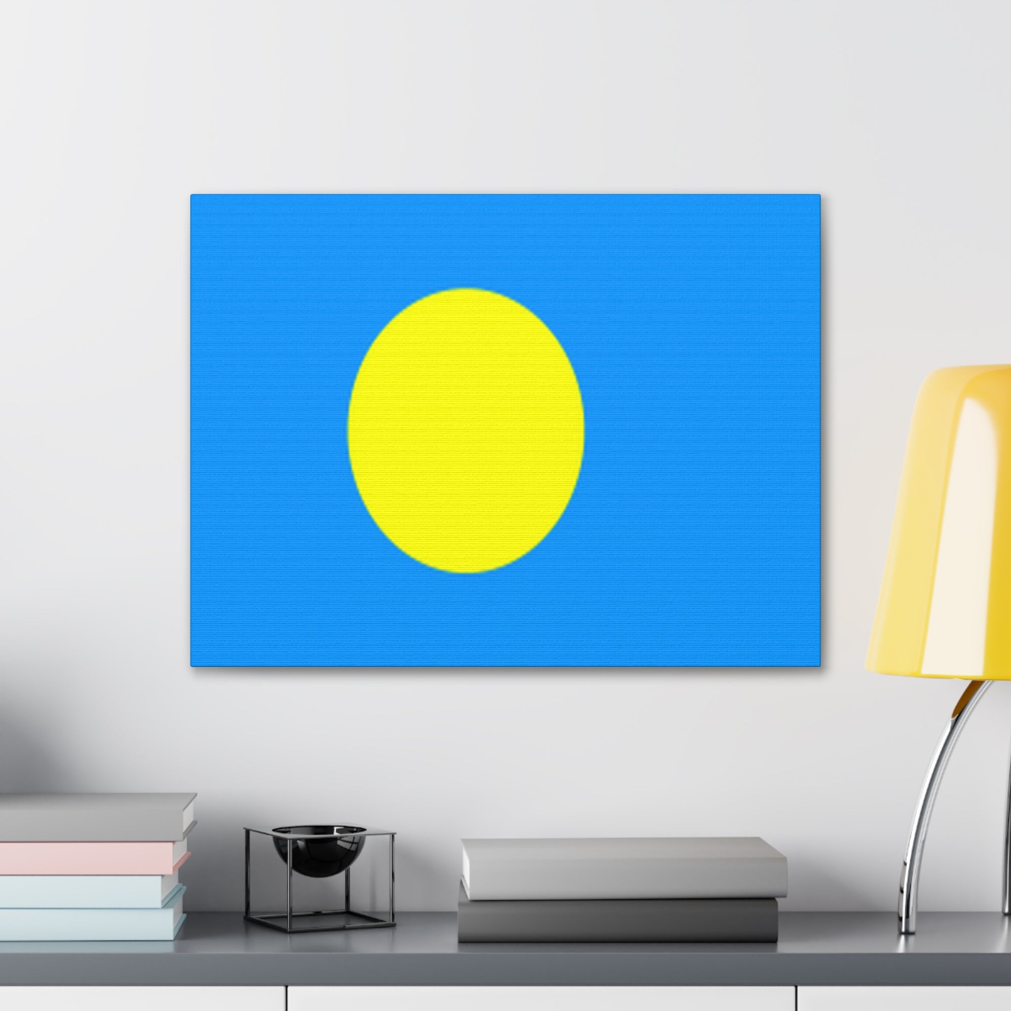 Palau Country Flag Canvas Vibrant Wall Art Unframed Home Decor-Express Your Love Gifts