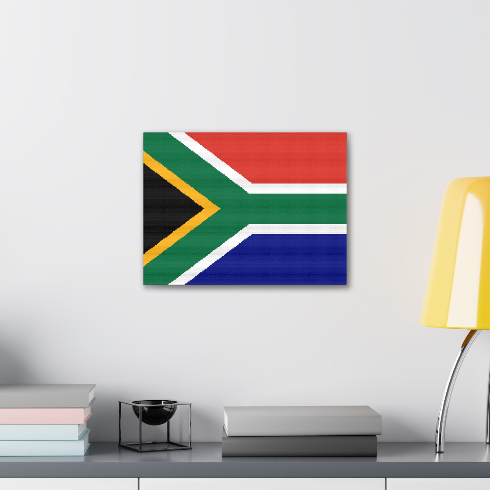 South Africa Country Flag Canvas Vibrant Wall Art Unframed Home Decor-Express Your Love Gifts