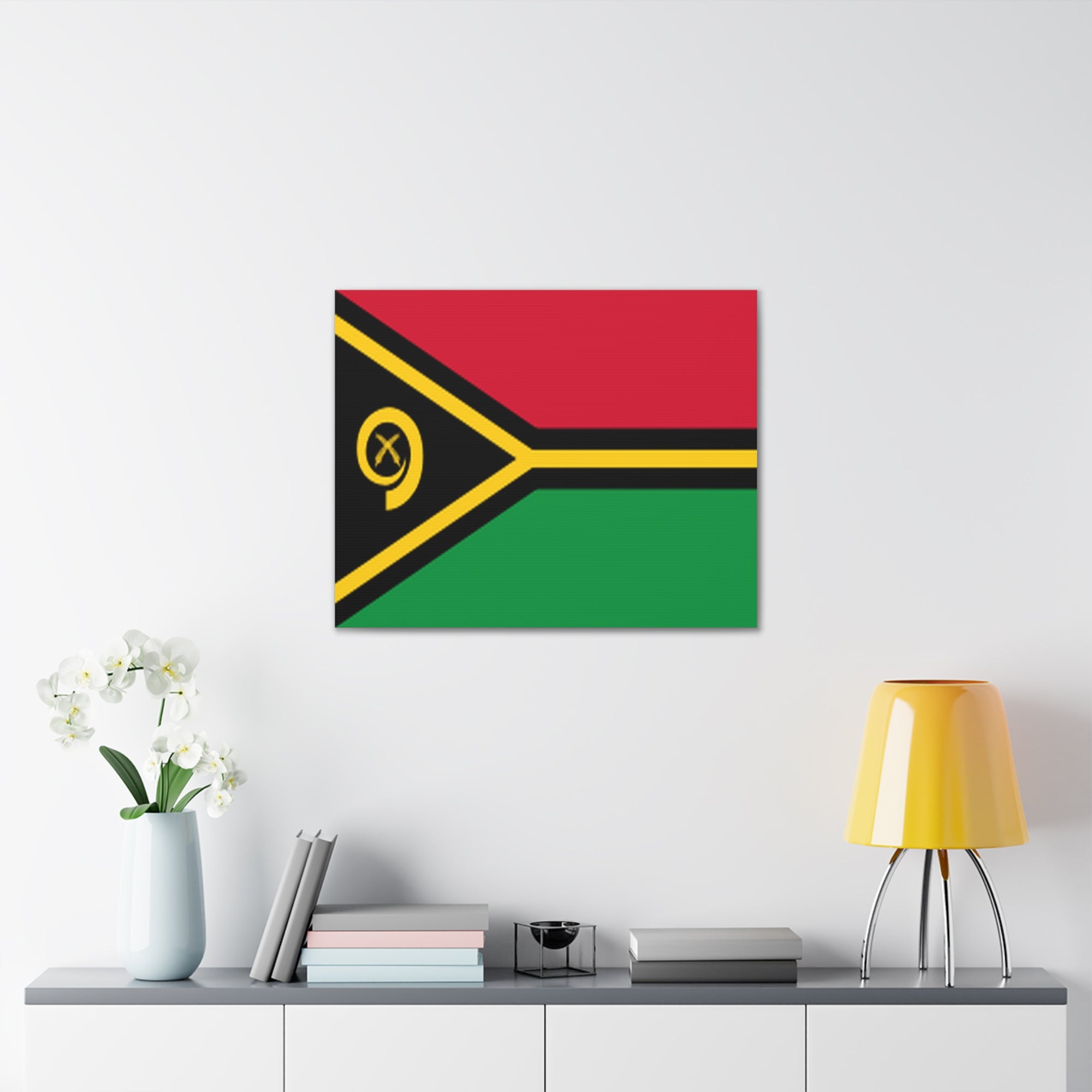 Vanuatu Country Flag Canvas Vibrant Wall Art Unframed Home Decor-Express Your Love Gifts