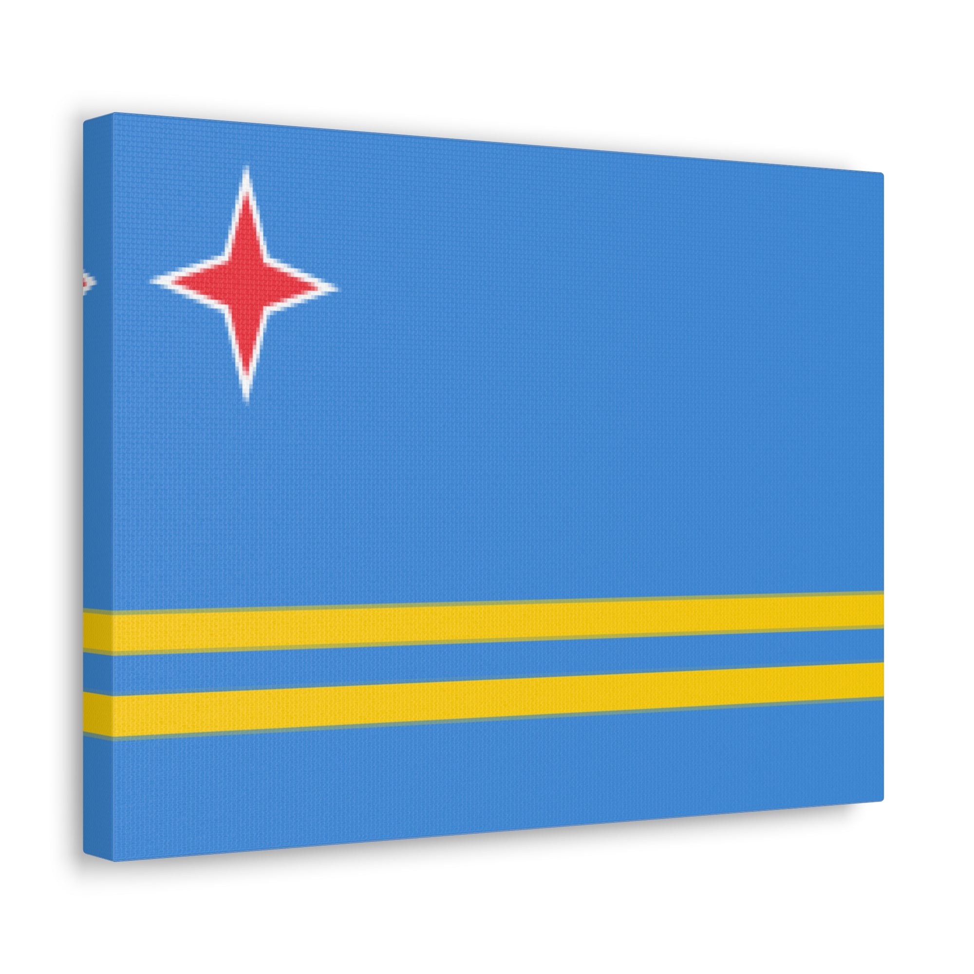 Aruba Country Flag Canvas Vibrant Wall Art Unframed Home Decor-Express Your Love Gifts